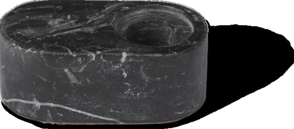 Spring Copenhagen Ovaali Candle Holder, Black