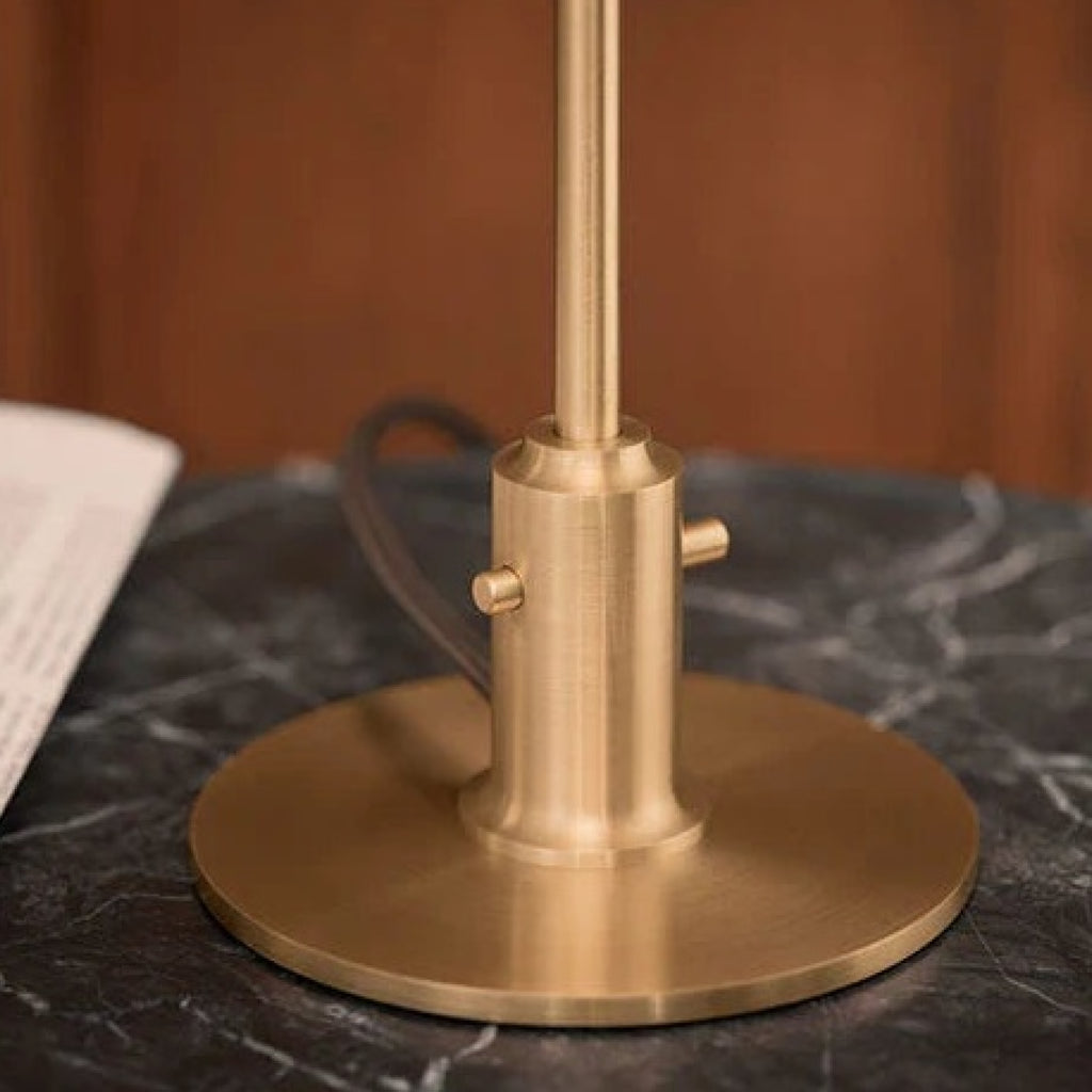 Louis Poulsen Ph 2/1 Amber Coloured Glass Table Lamp Special Edition