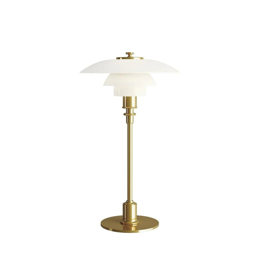 Louis Poulsen PH 2/1 table lamp, brass