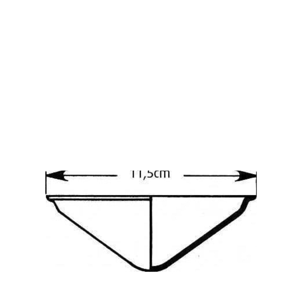 Louis Poulsen PH 41/2-4 glass, lower shell