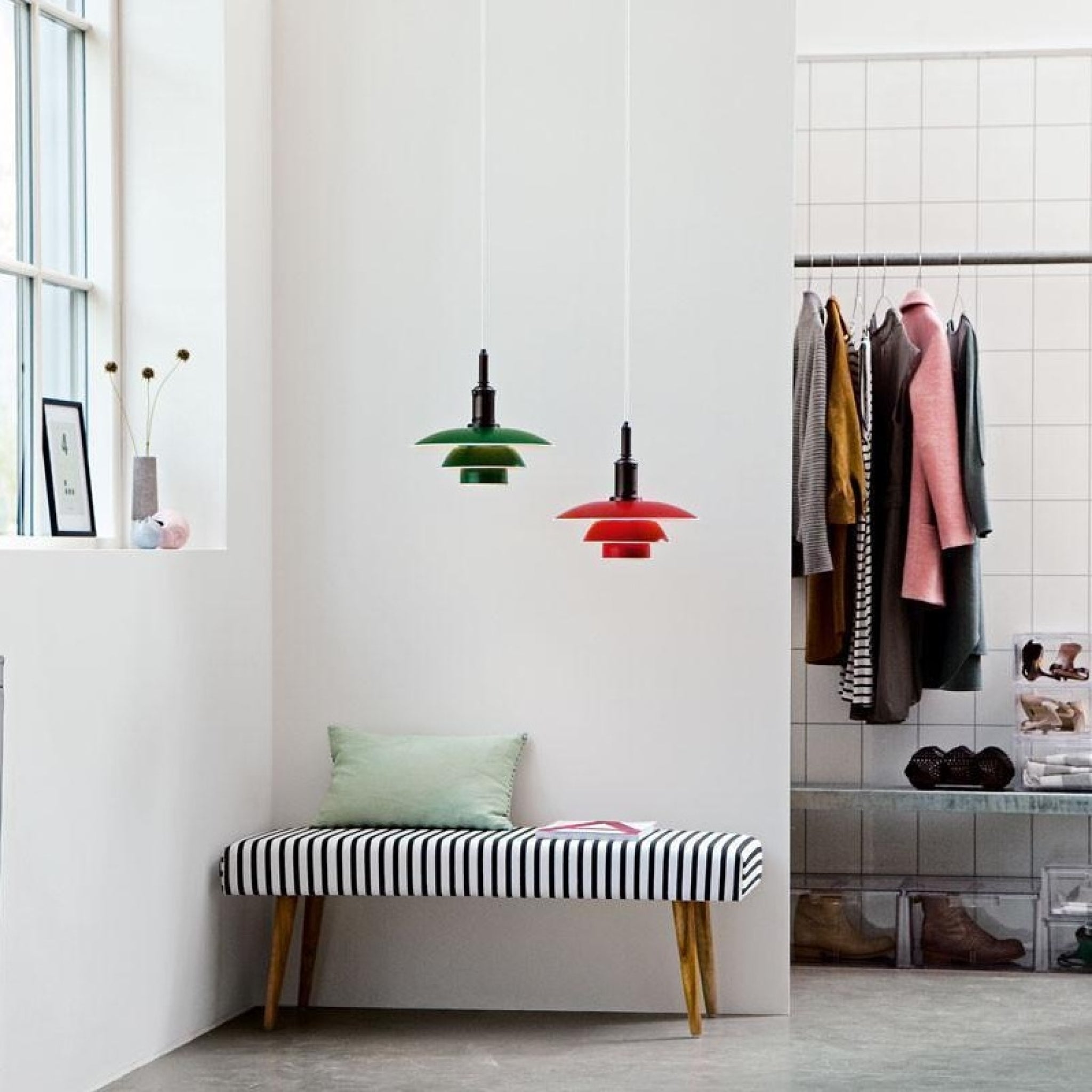 Louis Poulsen PH 3 1/2 - 3 Pendant, green