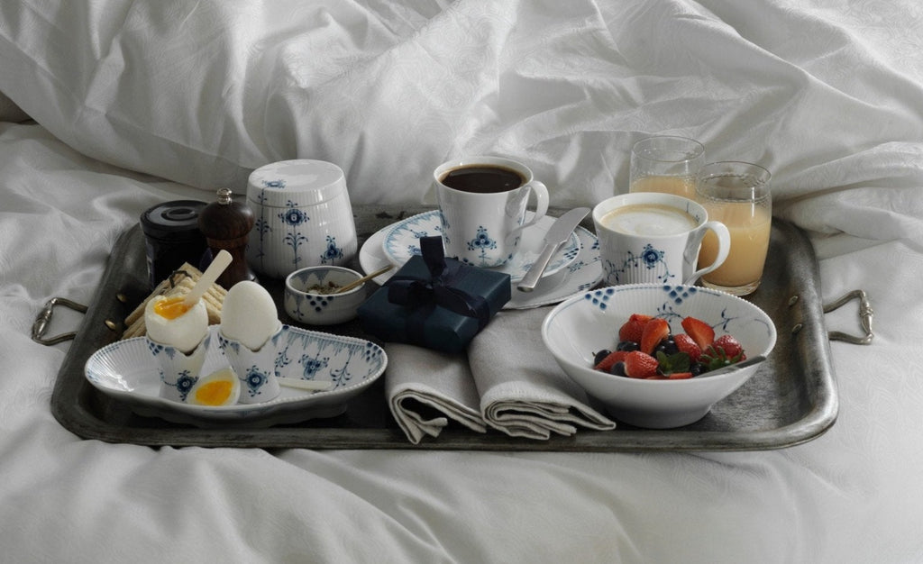 Royal Copenhagen Elements Blue Egg Cup, 2 Pcs.