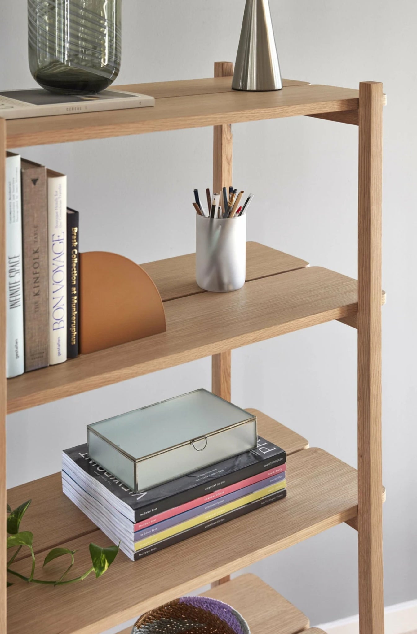 Hübsch Ripple Glass Boxes Set of 3 - Modern Storage & Jewelry Display