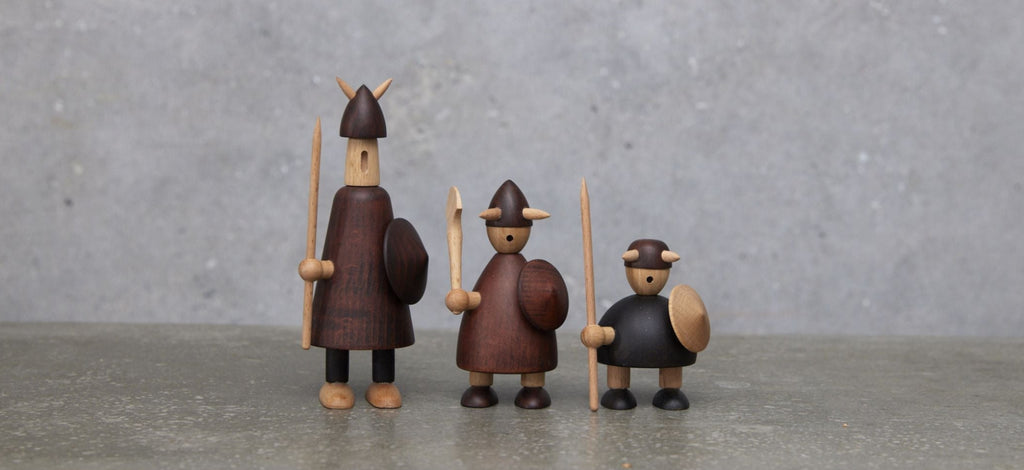 Andersen Furniture The Vikings Of Denmark Wooden Figure, Large