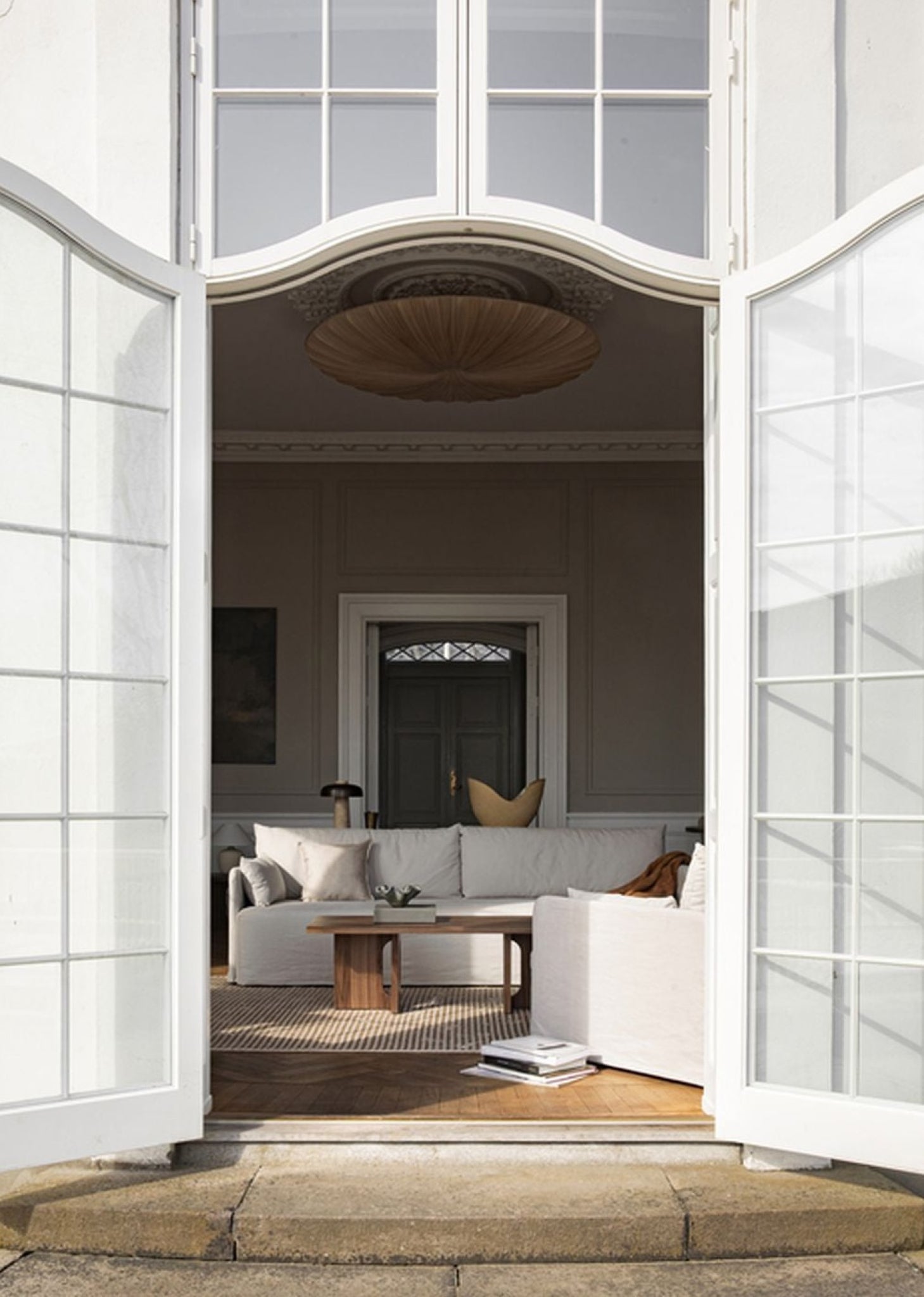 Audo Copenhagen Mimoides cushion 40x40 cm, ochre