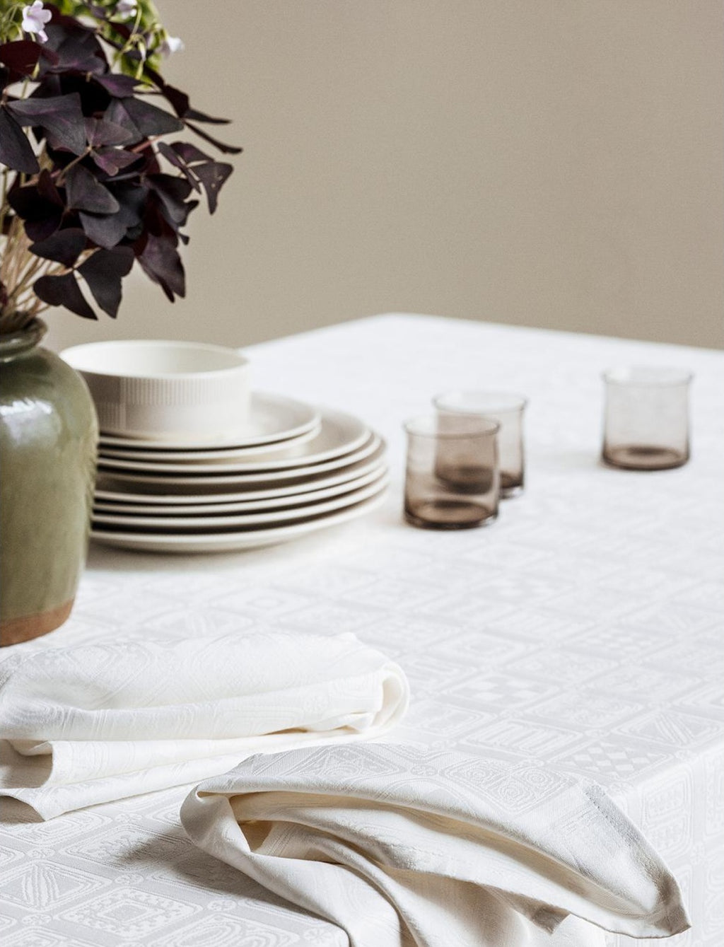 Juna Basic Placemat Plum, 43x30 Cm