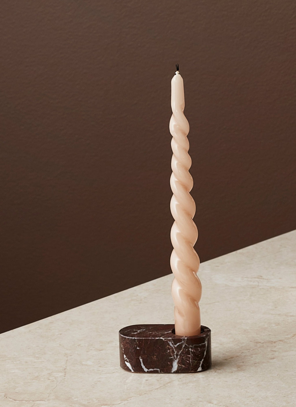 Spring Copenhagen Ovaali Candle Holder, Red