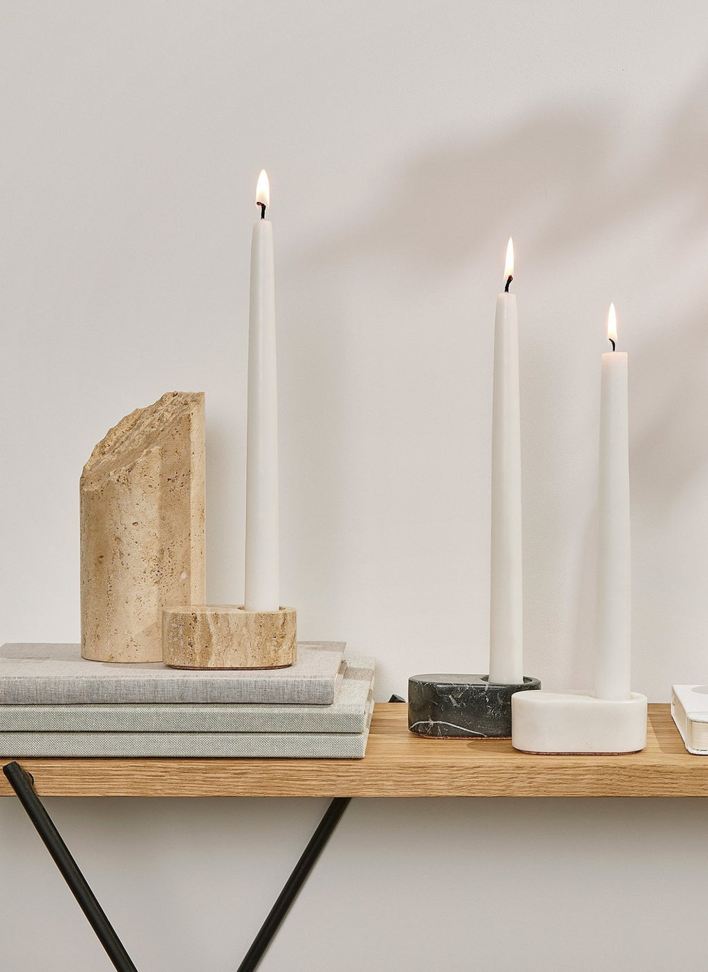 Spring Copenhagen Ovaali Candle Holder, Sand
