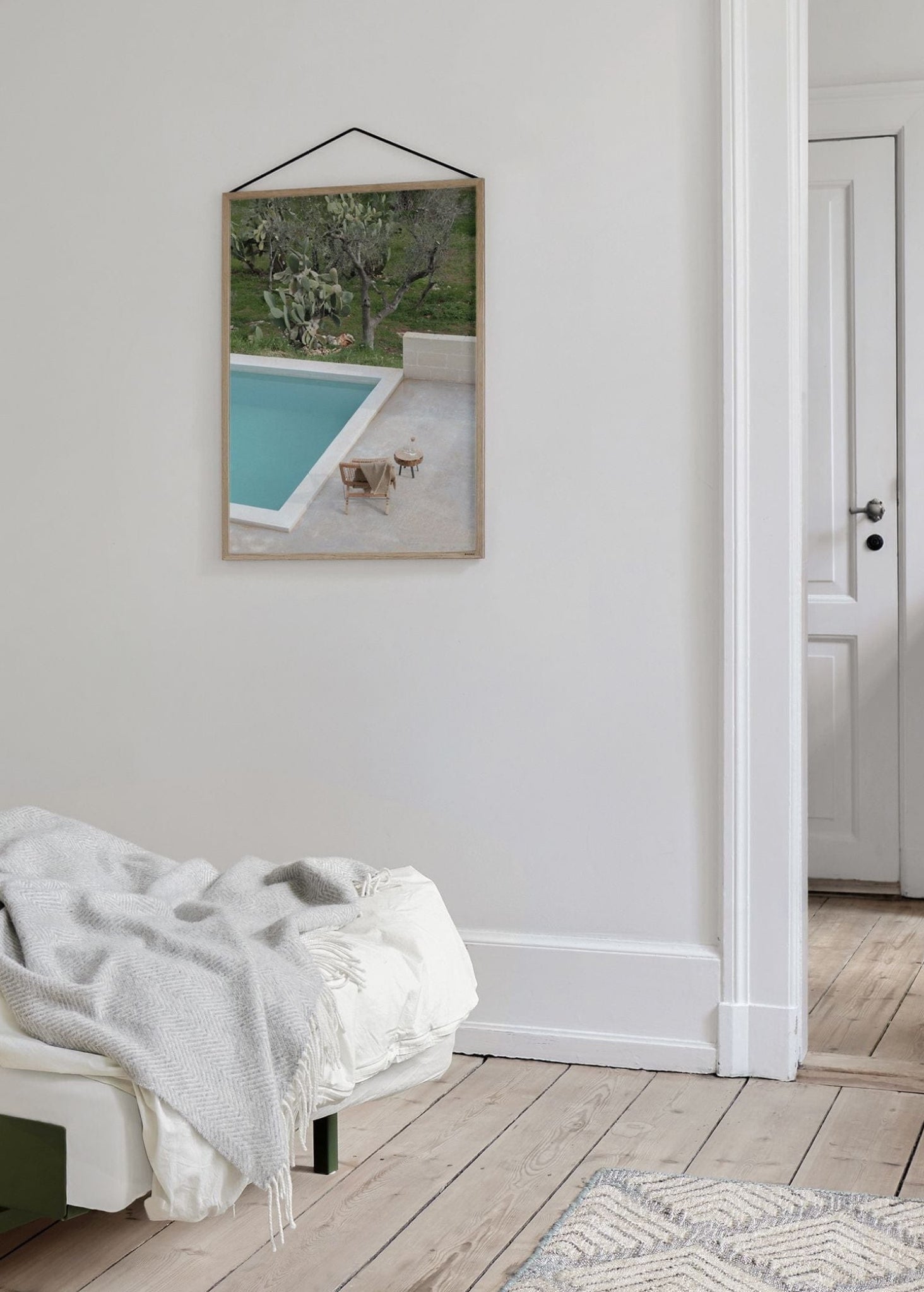 Moebe Frame 50x70 cm Oak - Stylish Acrylic Glass Frame Made in Europe