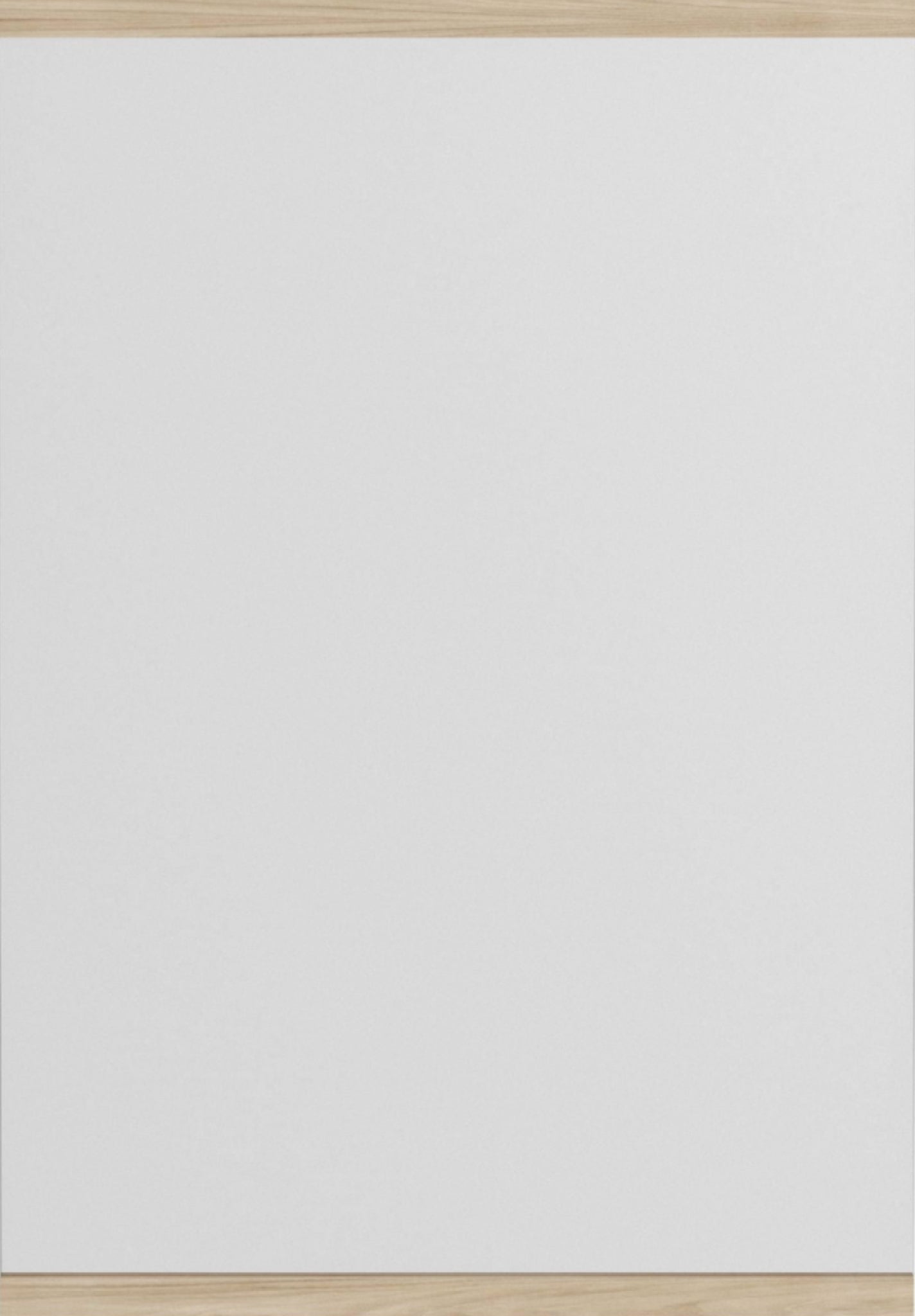 Moebe Rectangular Ash Wall Mirror 43.3x30 cm - Minimalist Nordic Design