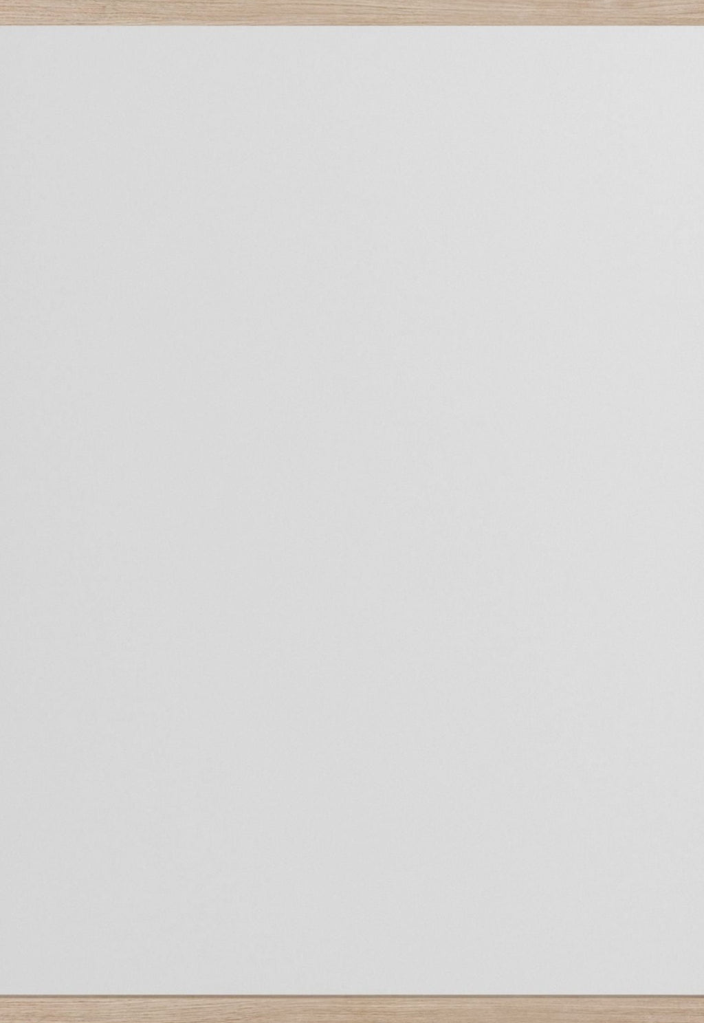 Moebe Rectangular Oak Wall Mirror 43.3x30 cm - Minimalist Nordic Design