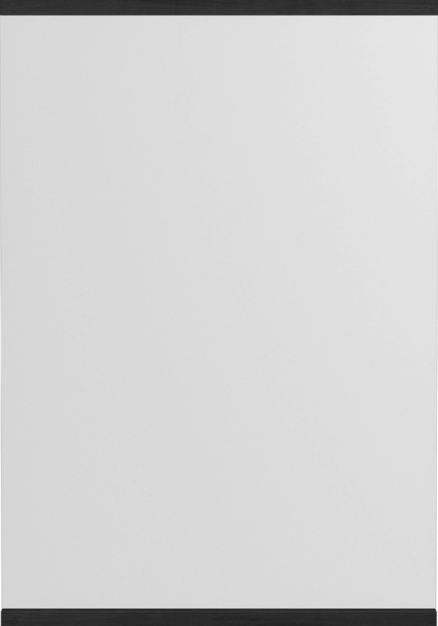 Minimalist Black Moebe Wall Mirror 71.9x50 cm - Nordic Oak Design