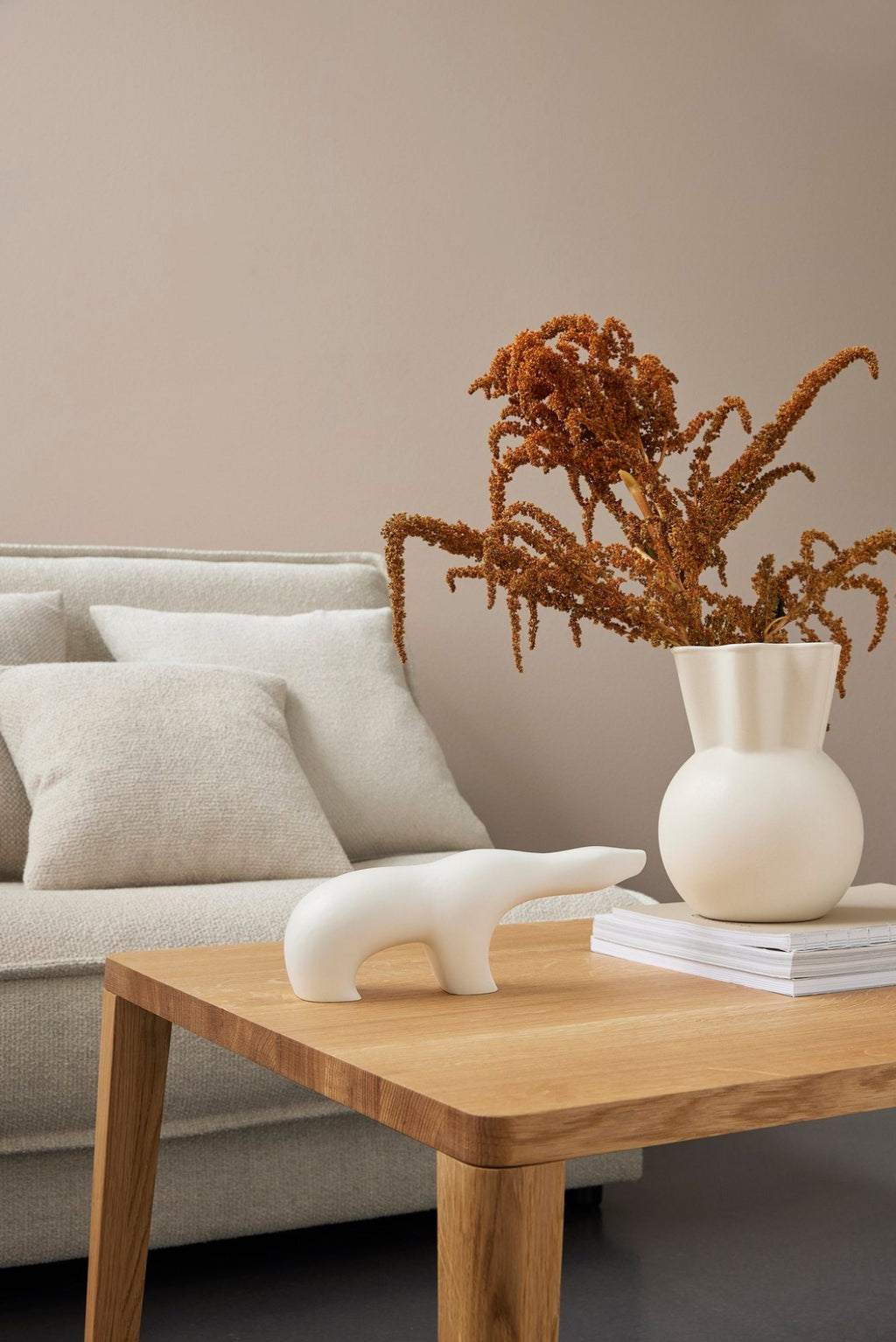 Spring Copenhagen Vase With Curved Top, 20cm