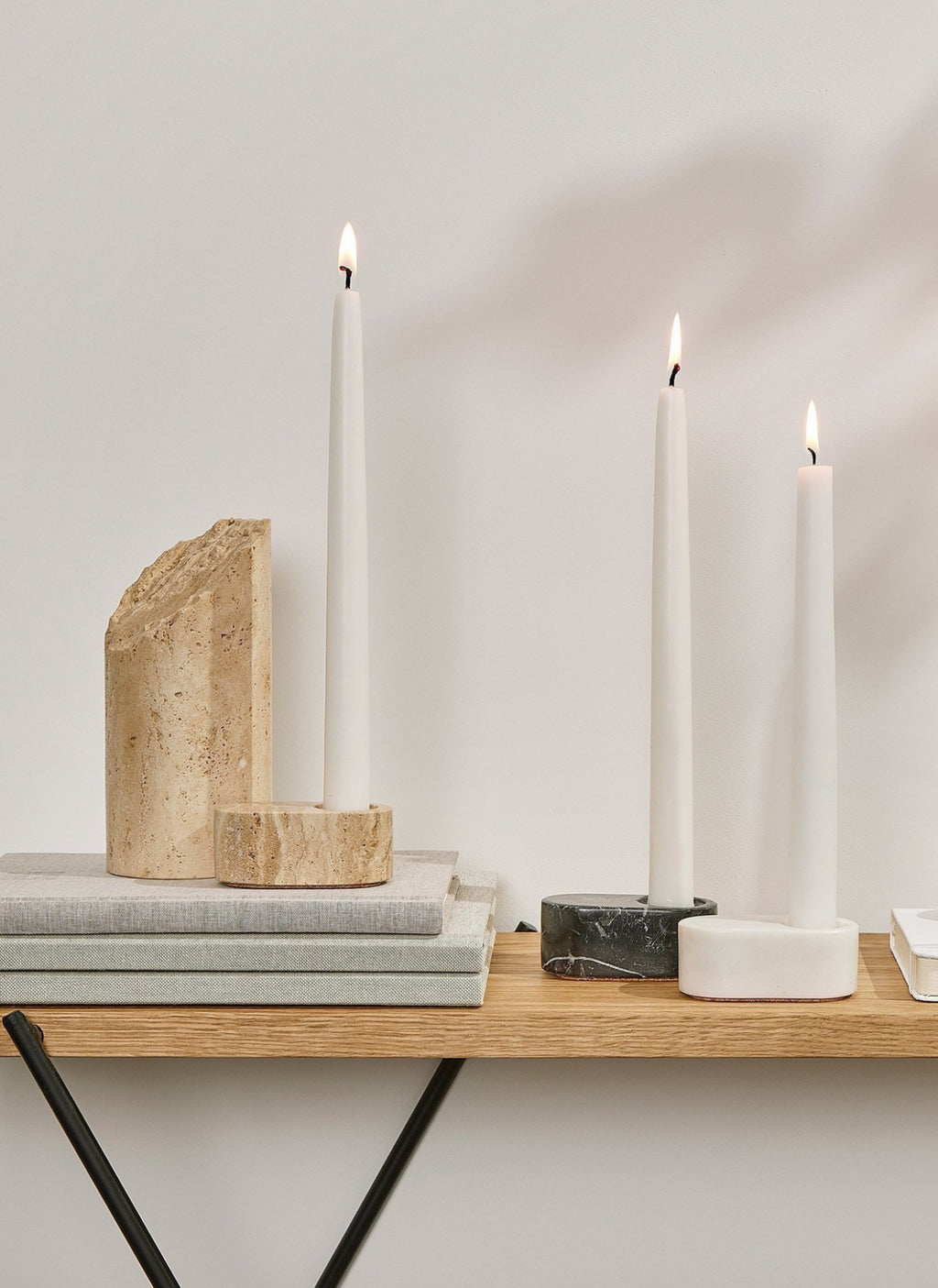 Spring Copenhagen Ovaali Candle Holder, Sand