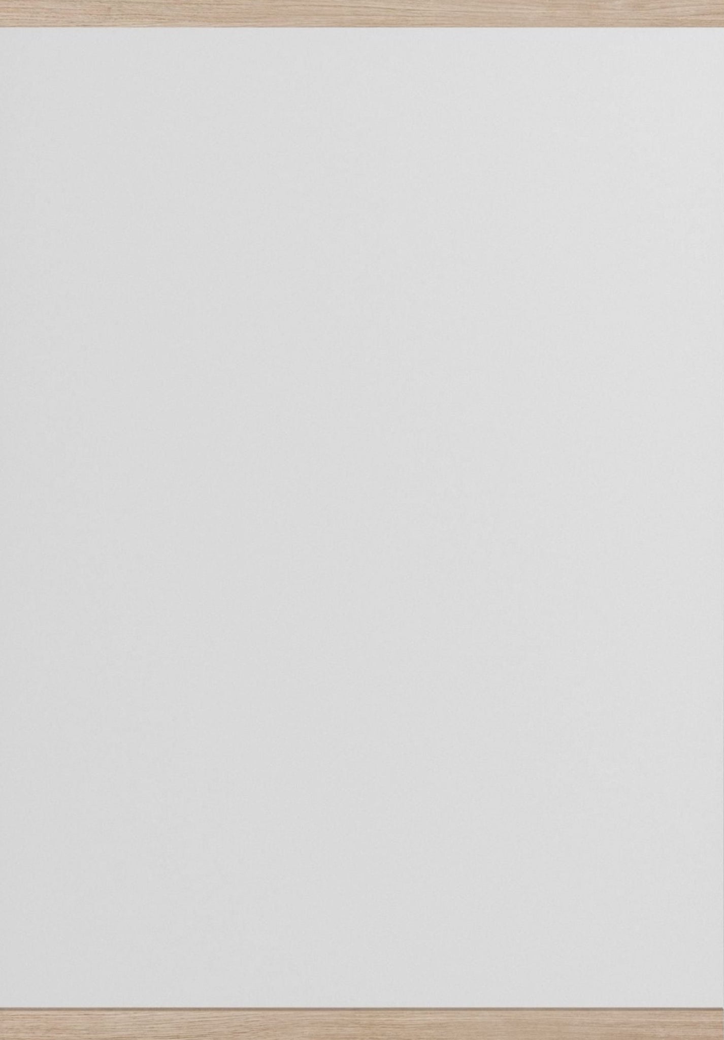 Moebe Rectangular Oak Wall Mirror 43.3x30 cm - Minimalist Nordic Design