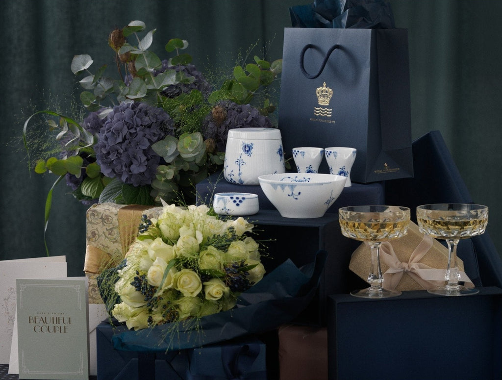 Royal Copenhagen Elements Blue Egg Cup, 2 Pcs.