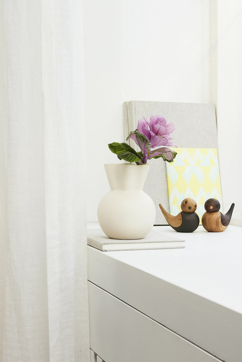 Spring Copenhagen Vase With Curved Top, 20cm