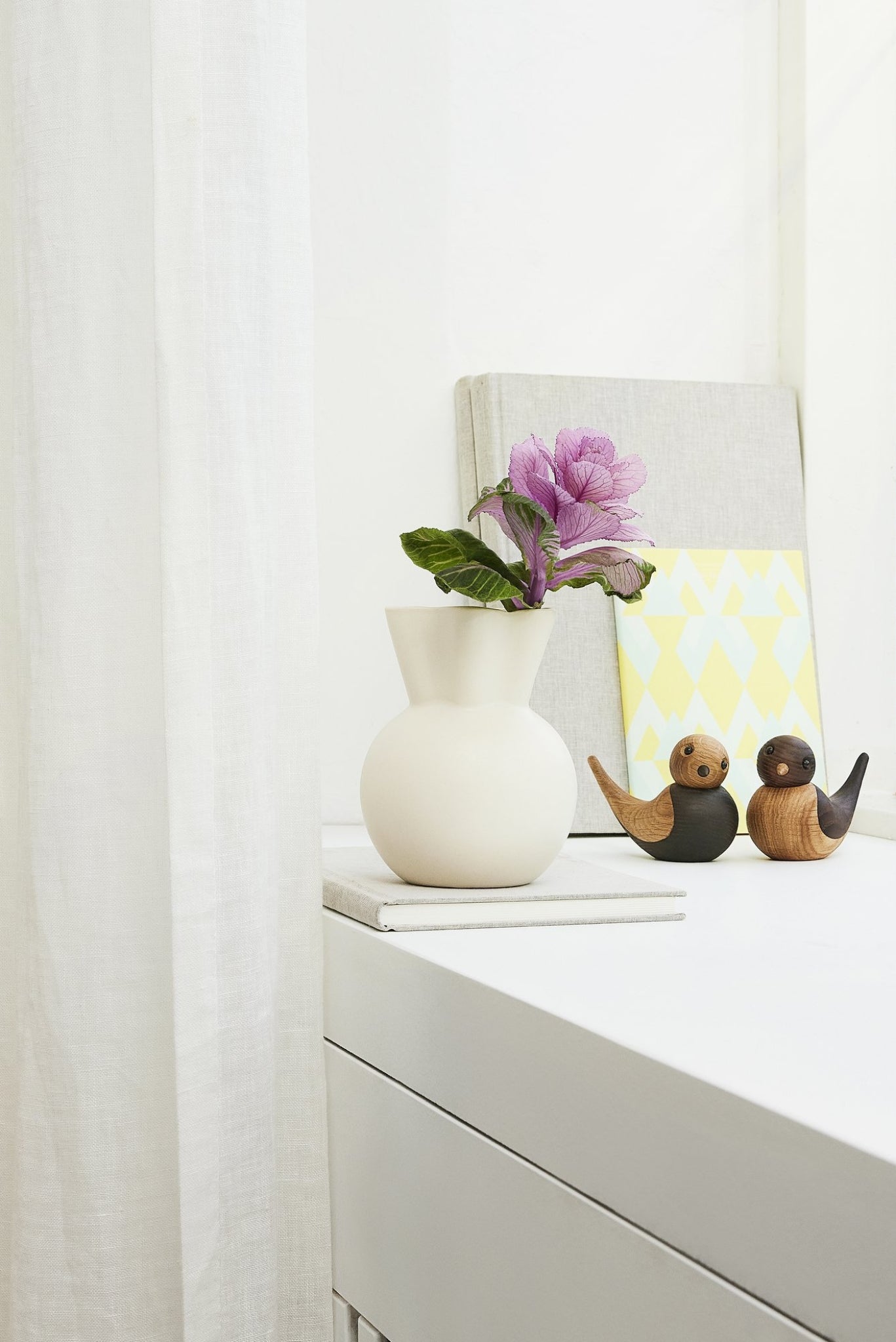 Spring Copenhagen Vase With Curved Top, 20cm