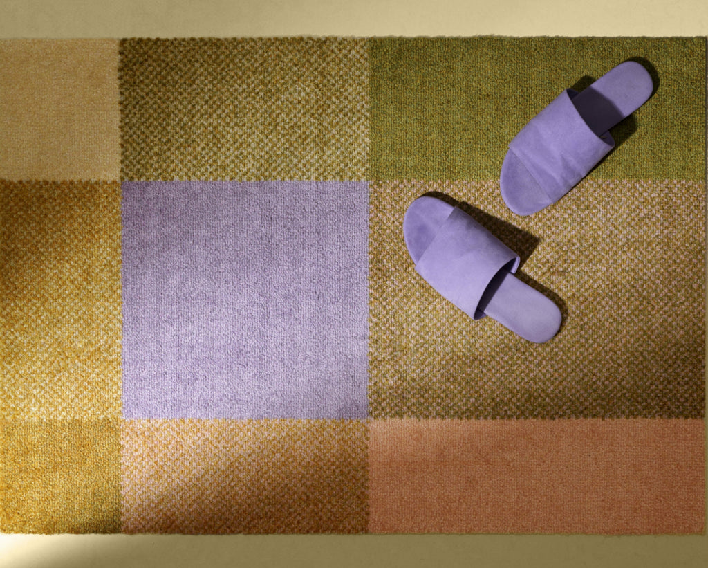 Heymat Mix Teklan Doormat 85x150 cm – Black PET, Non-slip Nitrile Backing