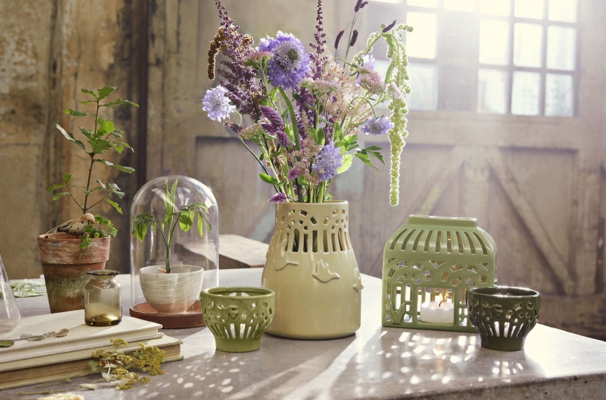 Kähler orangery vase 18 cm, sweet honey