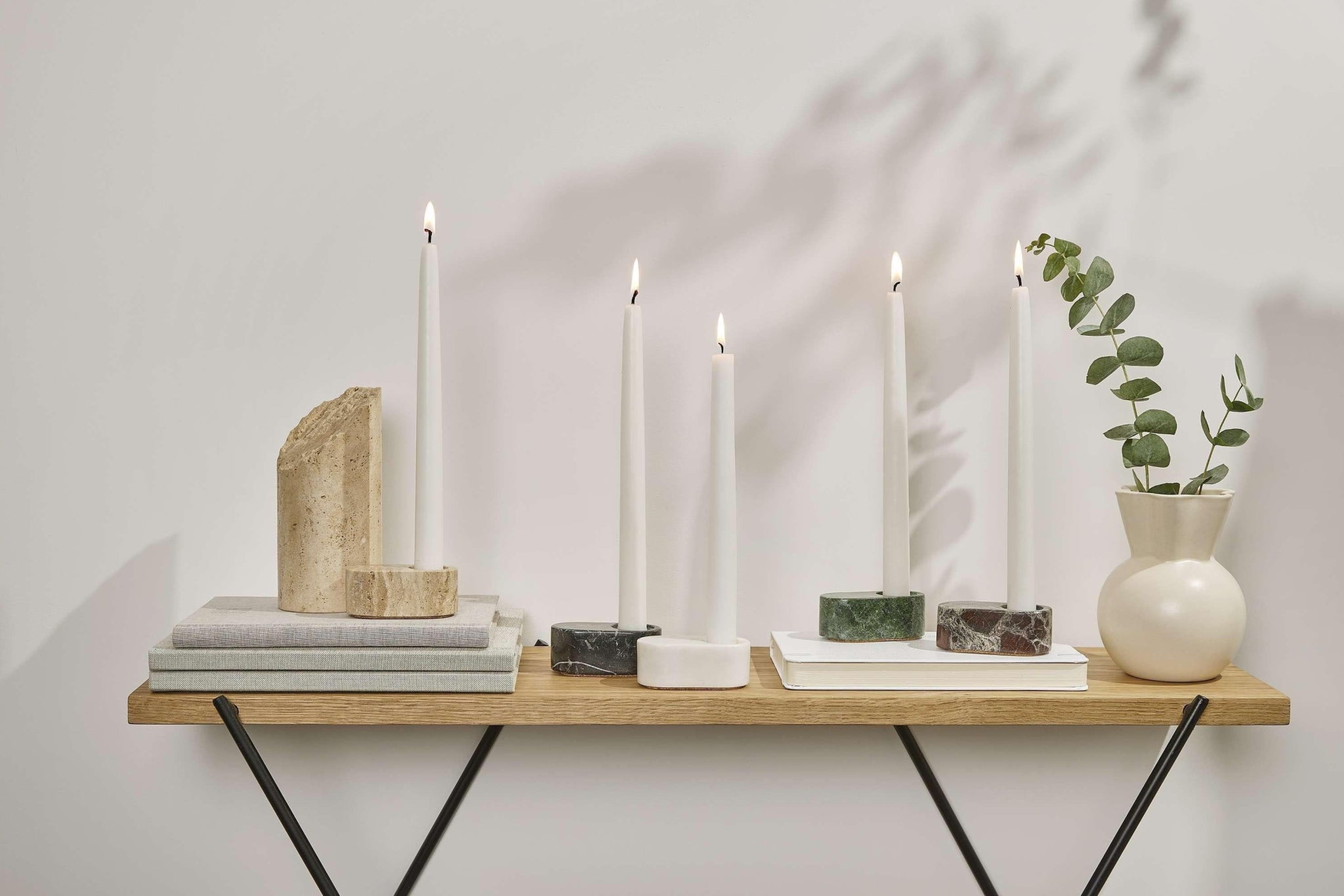 Spring Copenhagen Ovaali Candle Holder, Sand