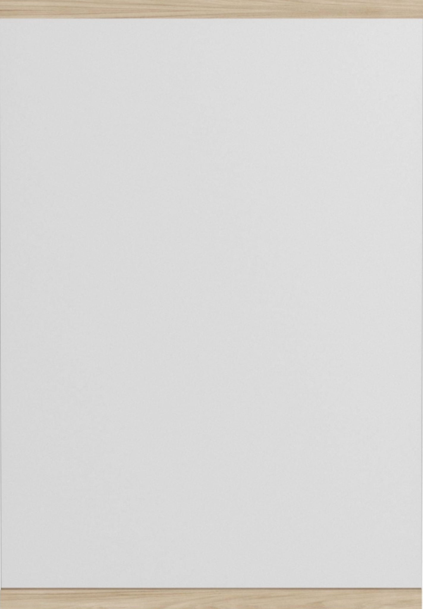 Moebe Rectangular Ash Wall Mirror 43.3x30 cm - Minimalist Nordic Design