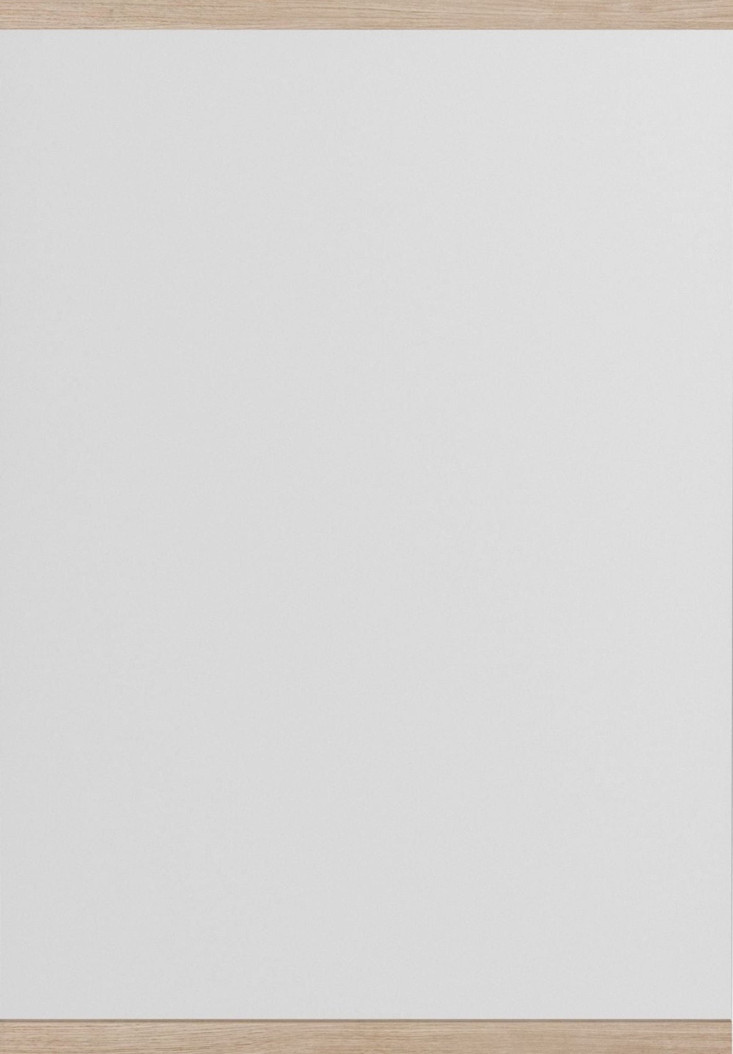 Moebe Rectangular Oak Wall Mirror 43.3x30 cm - Minimalist Nordic Design