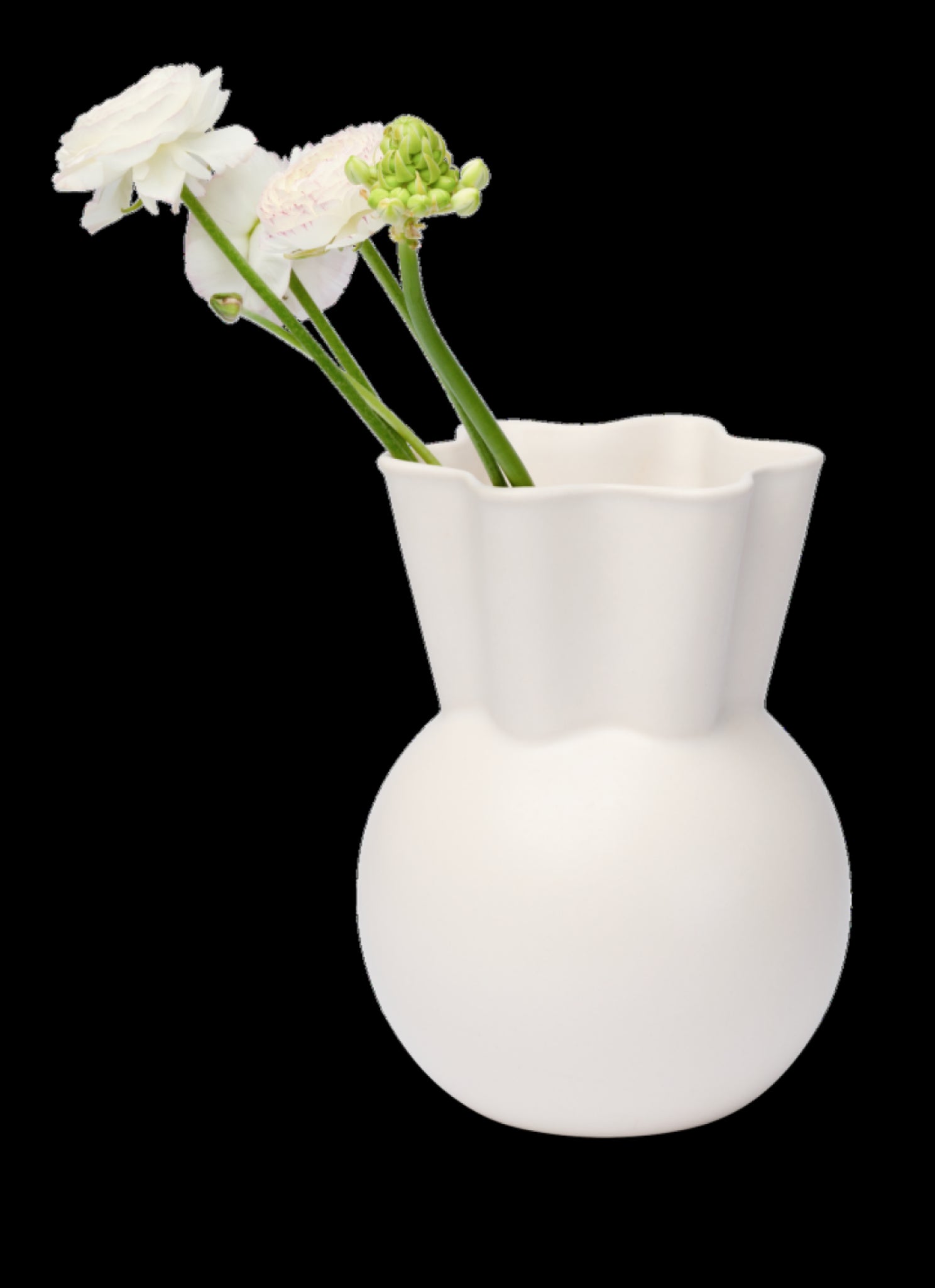 Spring Copenhagen Vase With Curved Top, 20cm