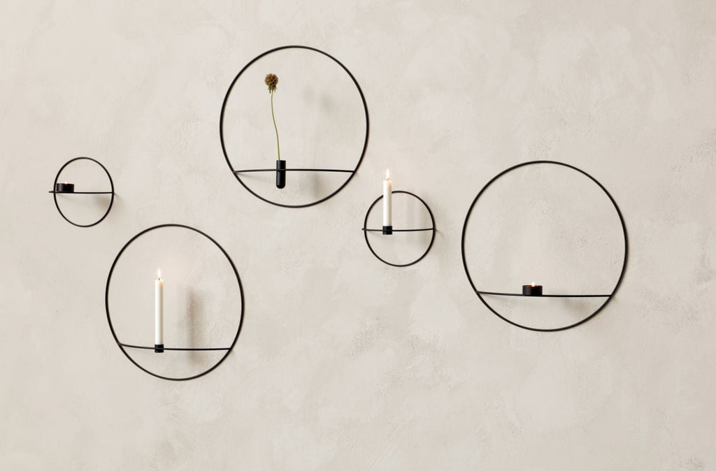 Audo Copenhagen Pov Circular Candle Holder Large, Brass