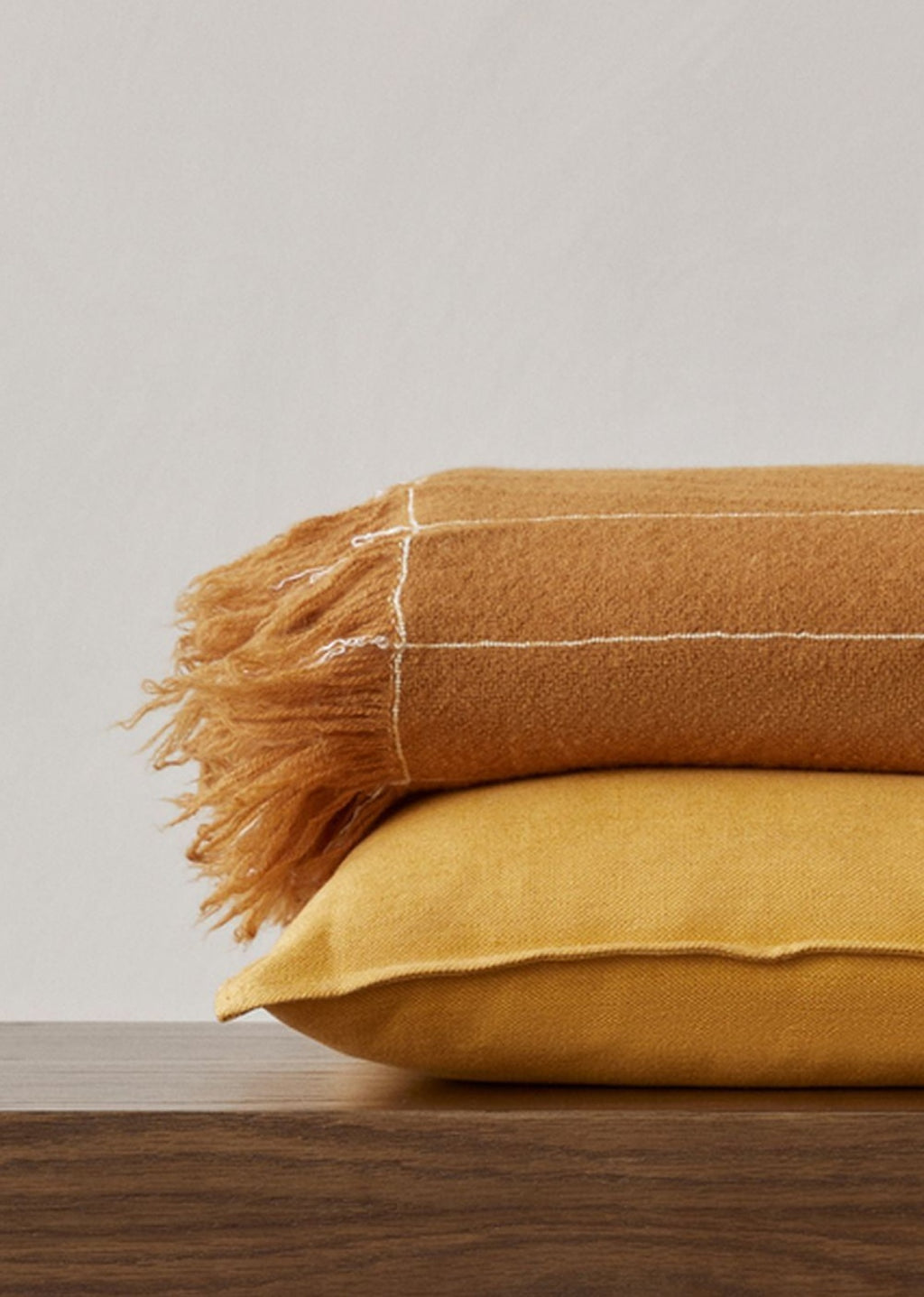 Audo Copenhagen Mimoides cushion 60x60 cm, ochre