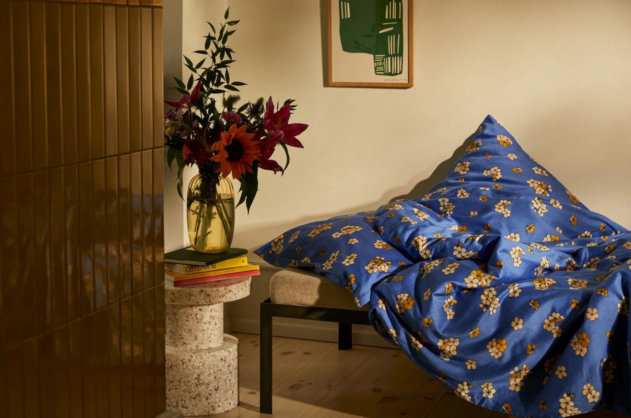 Juna Grand Pleasantly bed linen 140X220 cm, Blue