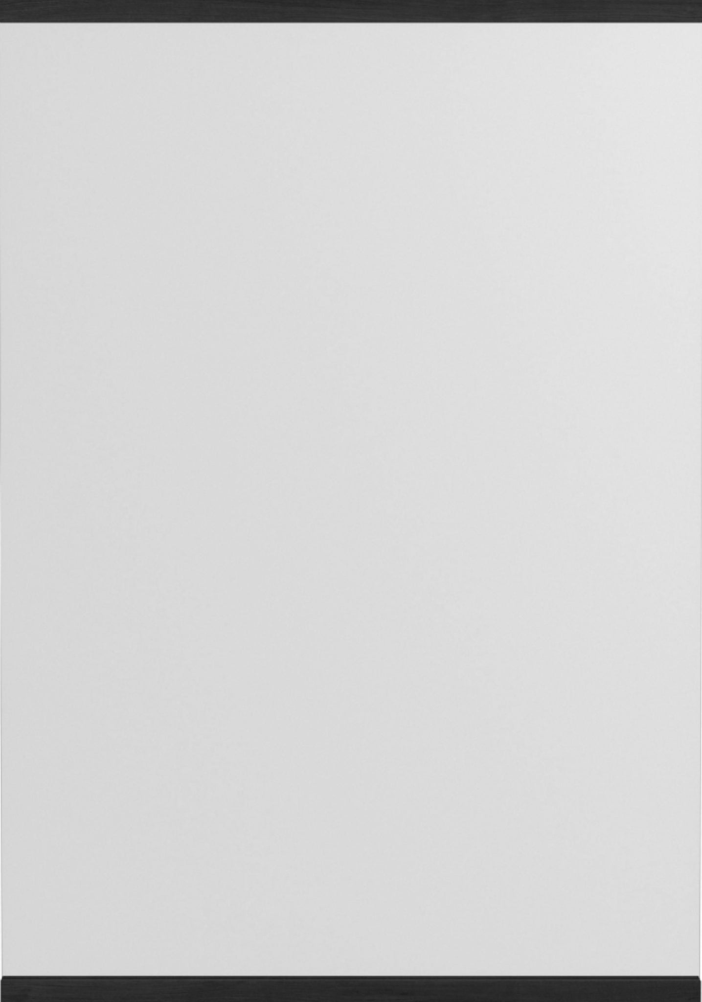 Minimalist Black Moebe Wall Mirror 71.9x50 cm - Nordic Oak Design