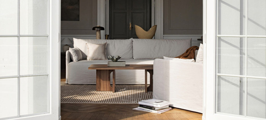 Audo Copenhagen Mimoides cushion 40x40 cm, birch