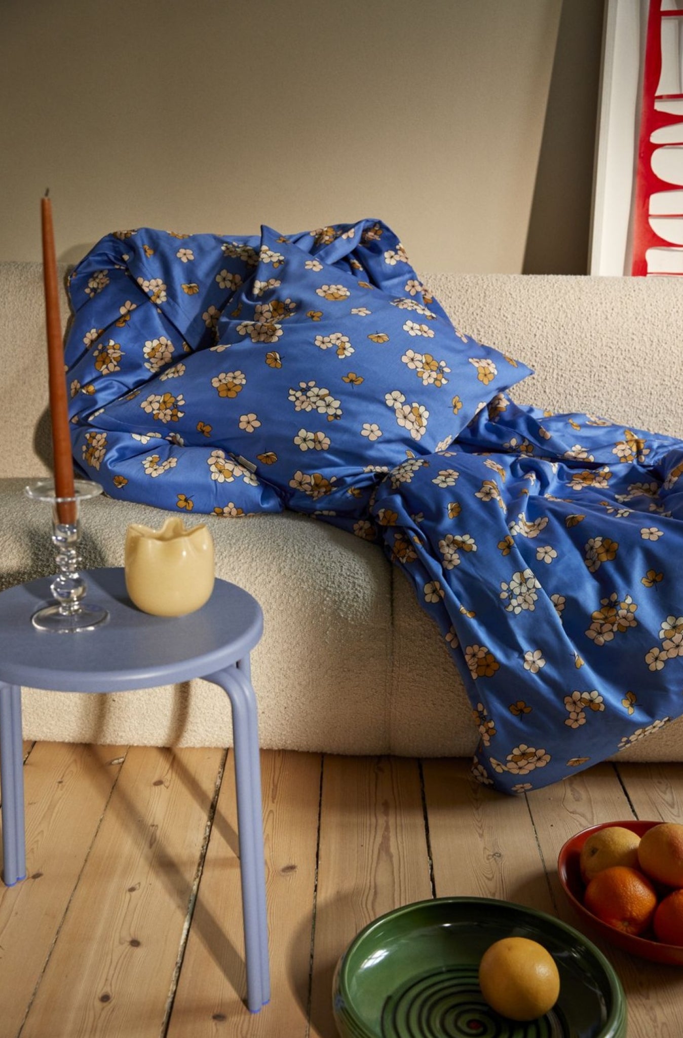 Juna Grand Pleasantly bed linen 140X220 cm, Blue