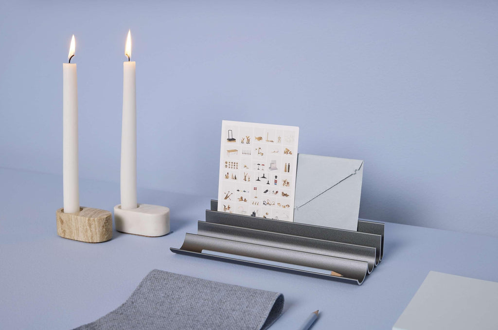 Spring Copenhagen Ovaali Candle Holder, Sand