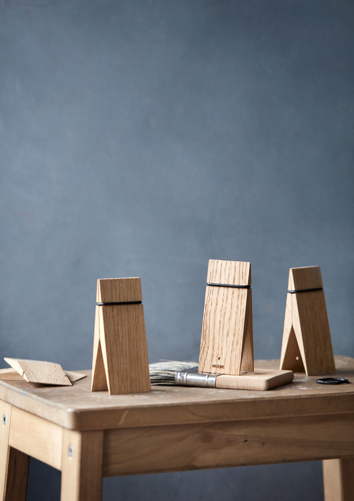 Moebe Oak Wooden Clips - Versatile Pinch Series for Home & Office Use