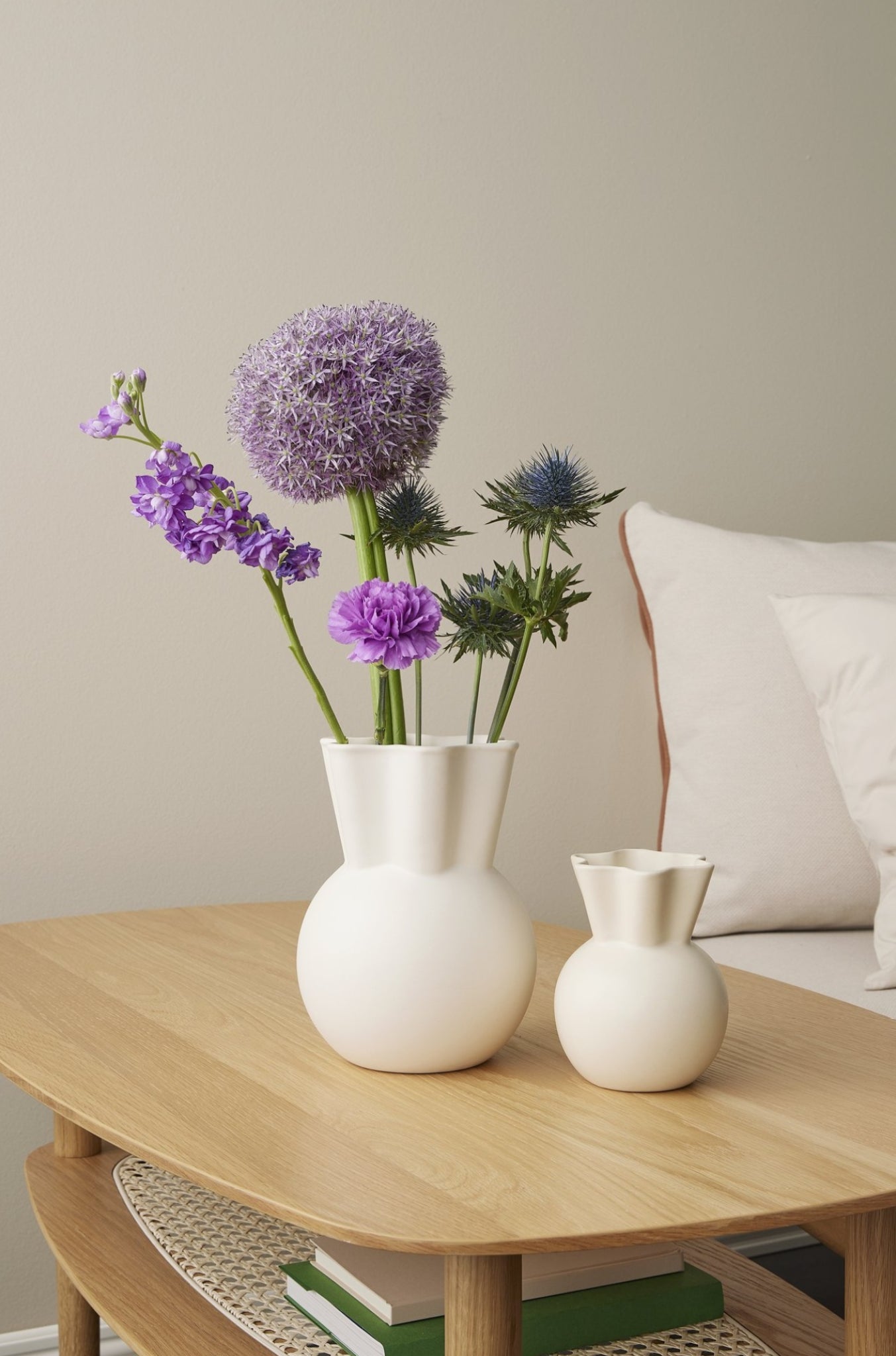 Spring Copenhagen Vase With Curved Top, 20cm