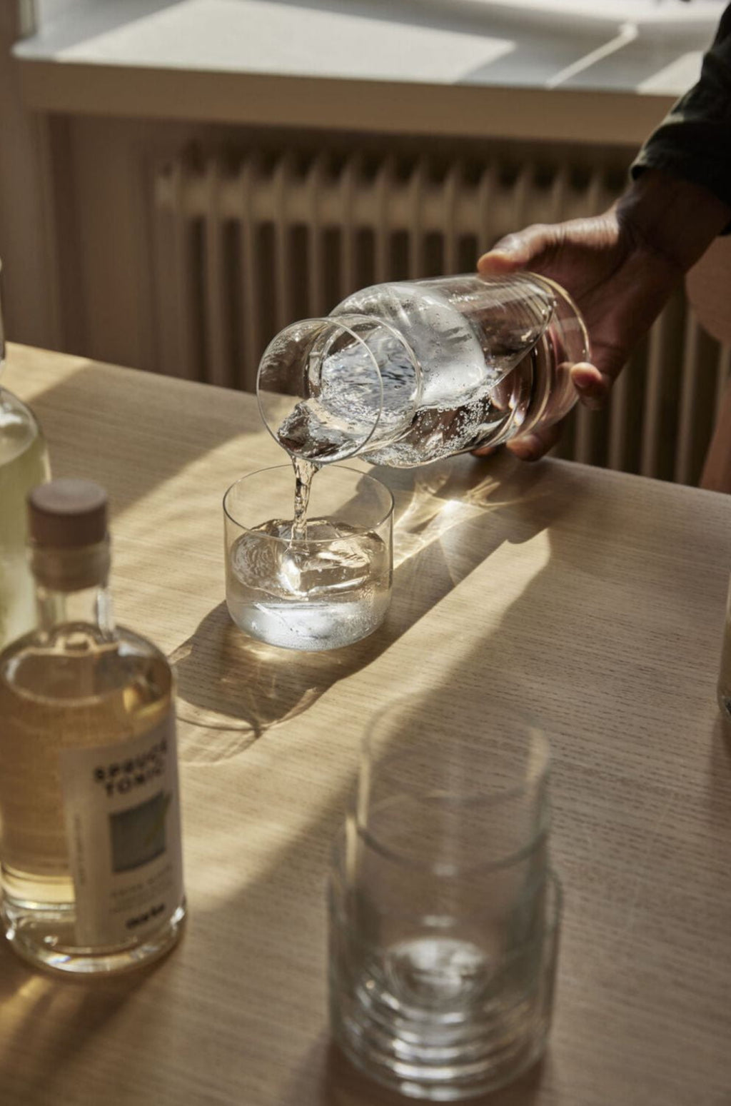 Aarke Nesting Glass Set: Stylish Crystal Glasses, Space-Saving Design