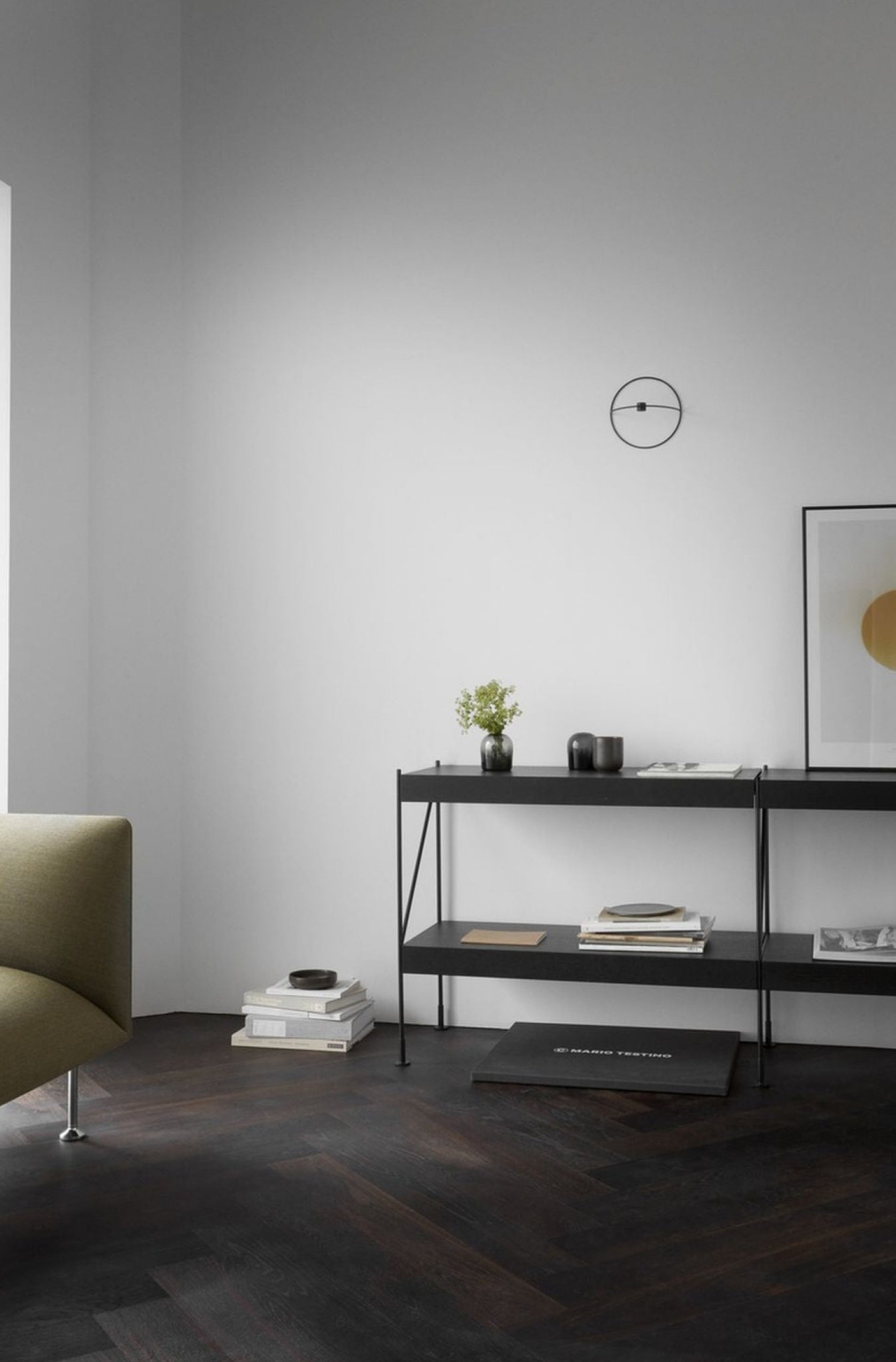 Audo Copenhagen Pov Circular Candle Holder Large, Brass