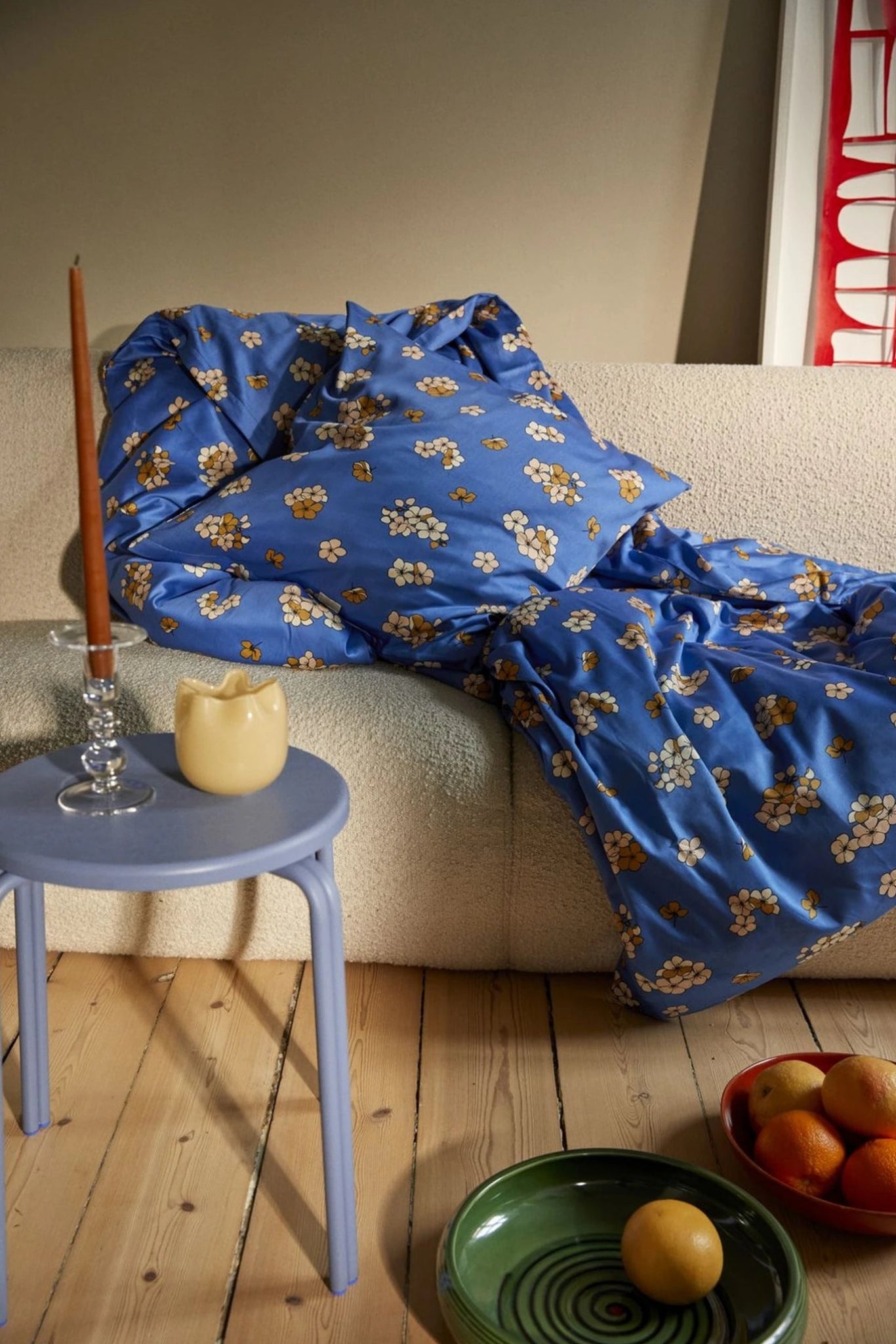 Juna Grand Pleasantly bed linen 140X220 cm, Blue