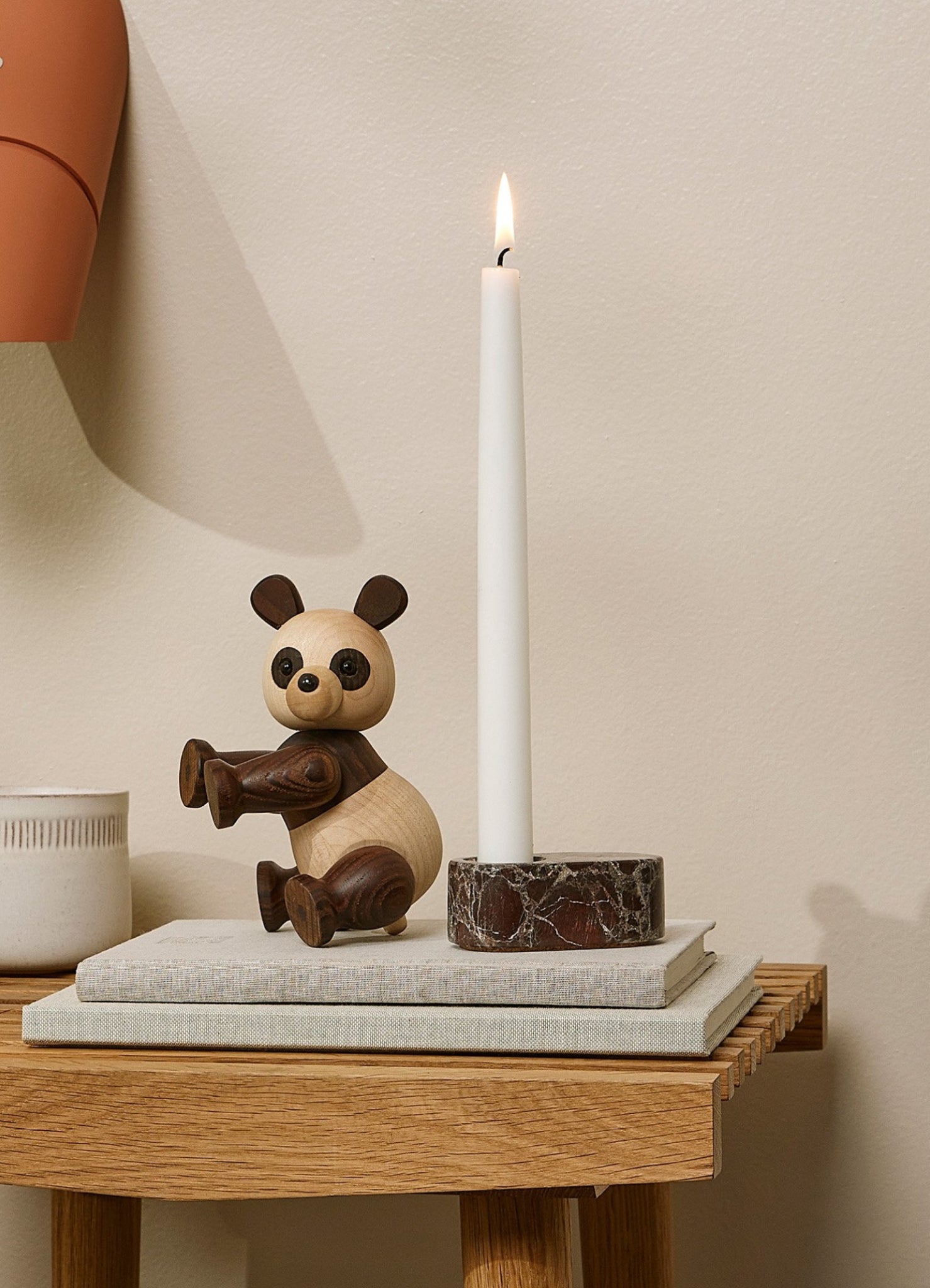 Spring Copenhagen Ovaali Candle Holder, Black