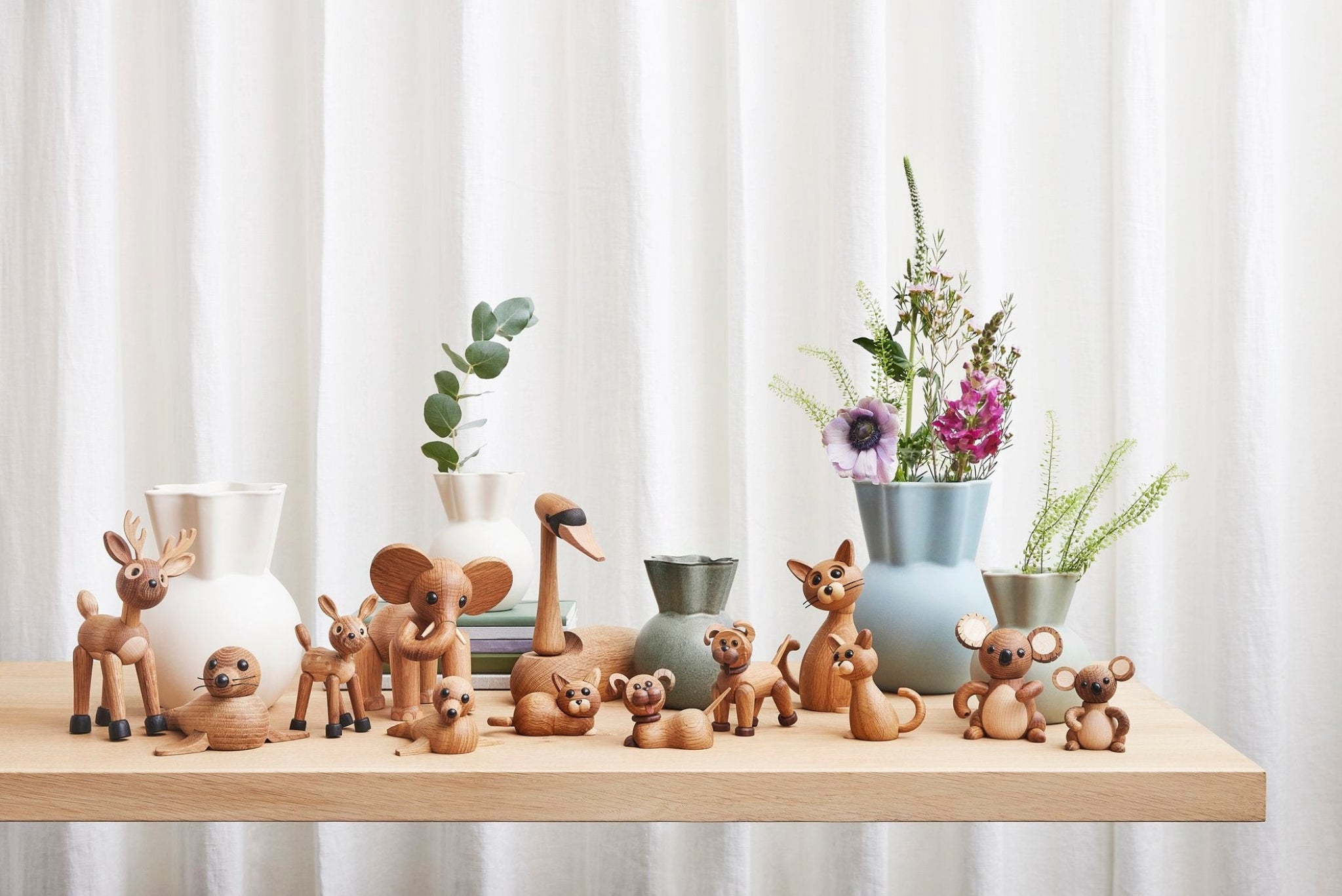 Spring Copenhagen Vase With Curved Top, 20cm