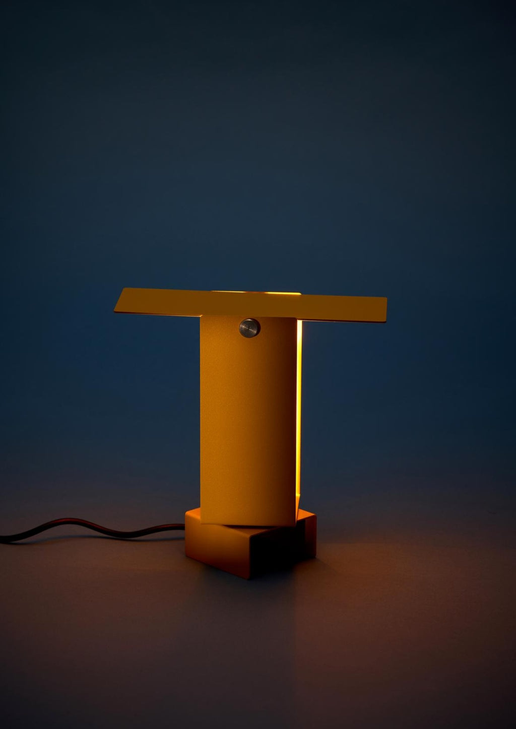 Illuminate Your Space: MOEBE Yellow Pivoting Table Lamp - Danish Design