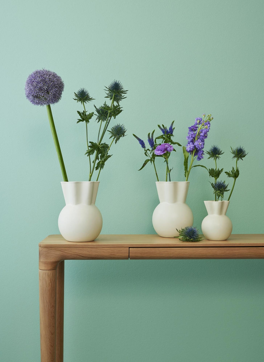 Spring Copenhagen Vase With Curved Top, 20cm