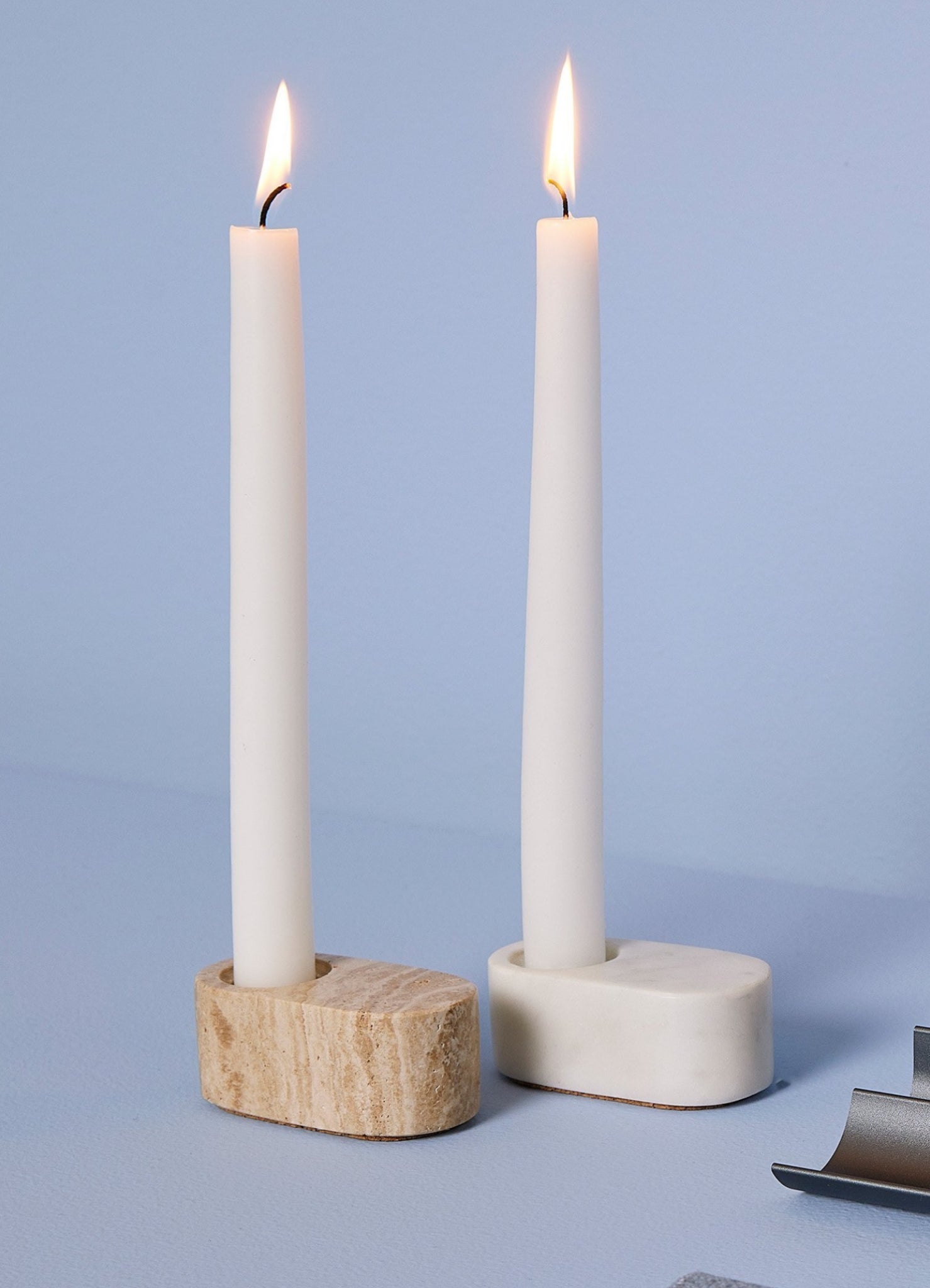 Spring Copenhagen Ovaali Candle Holder, Sand