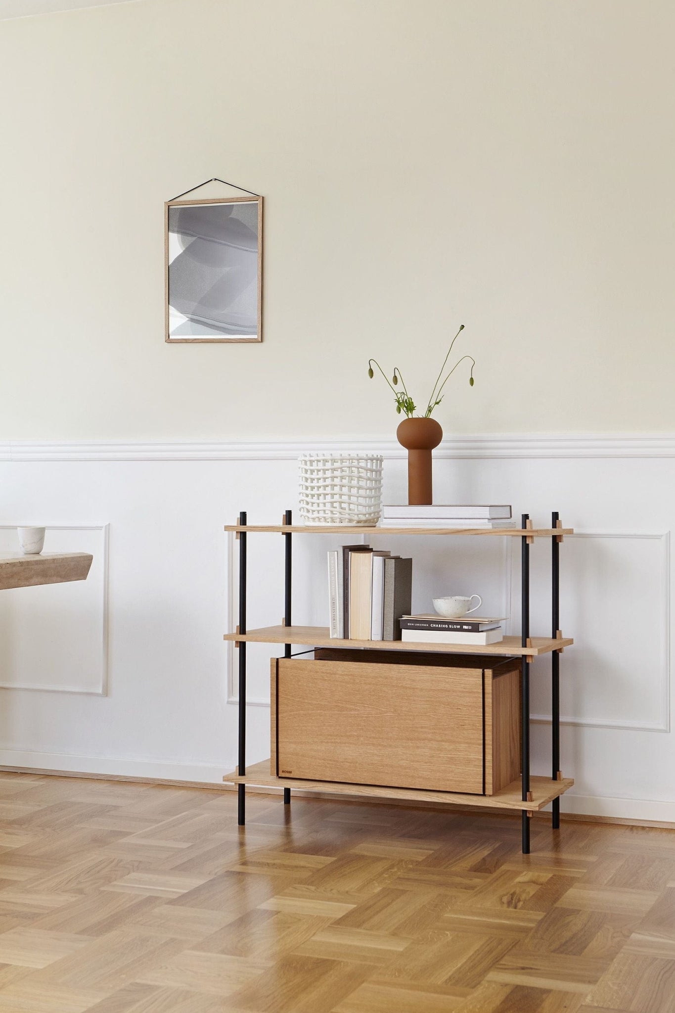 Moebe Frame 50x70 cm Oak - Stylish Acrylic Glass Frame Made in Europe