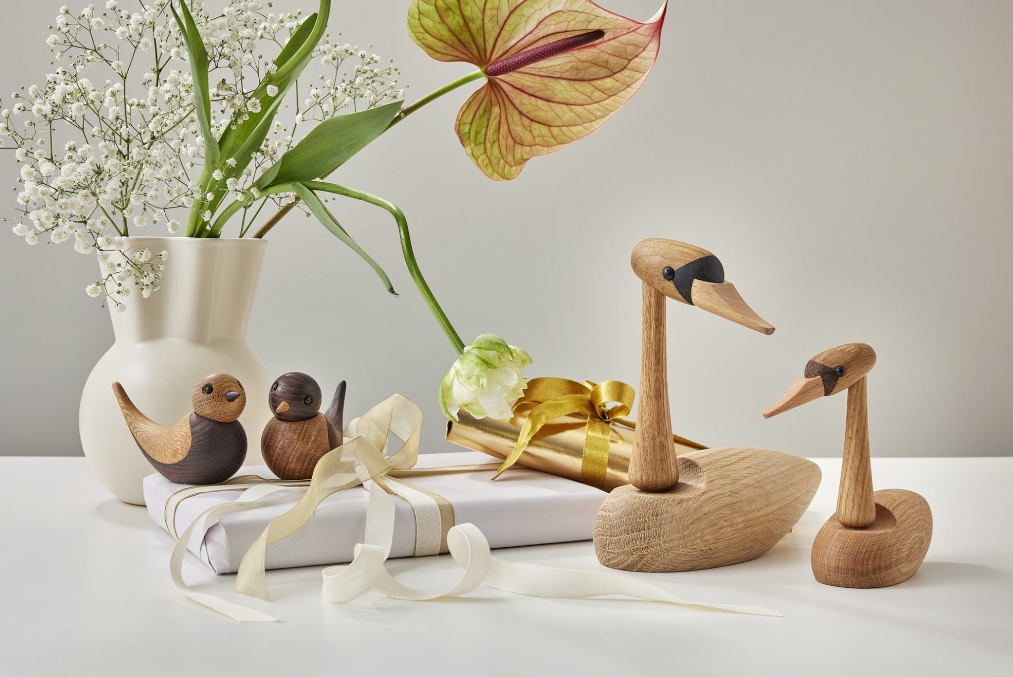 Spring Copenhagen Vase With Curved Top, 20cm