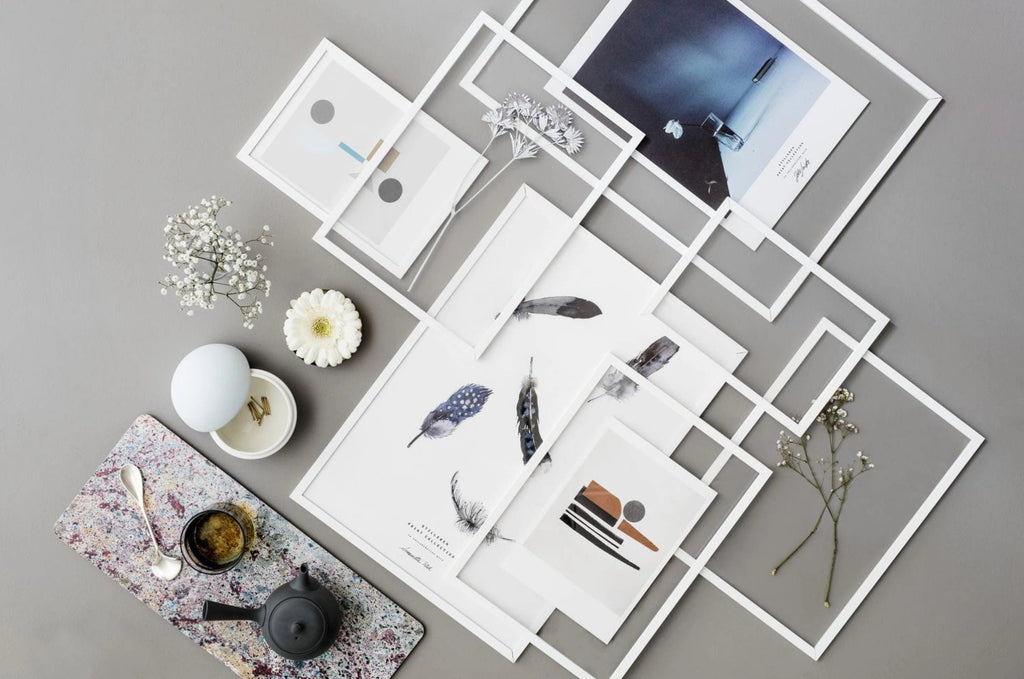 Moebe Frame A3 White - Stylish European Design with Acrylic & Aluminum