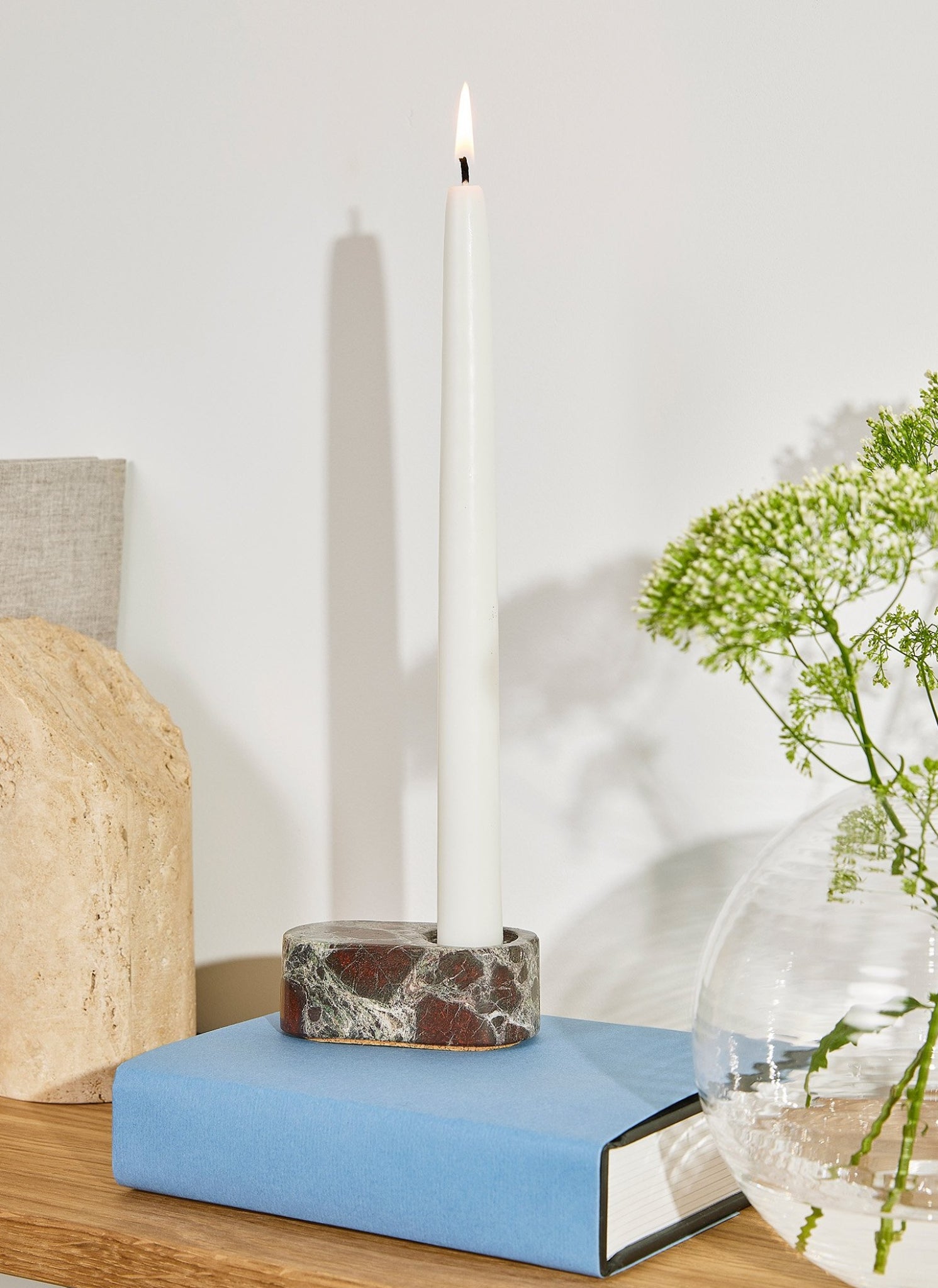 Spring Copenhagen Ovaali Candle Holder, Red