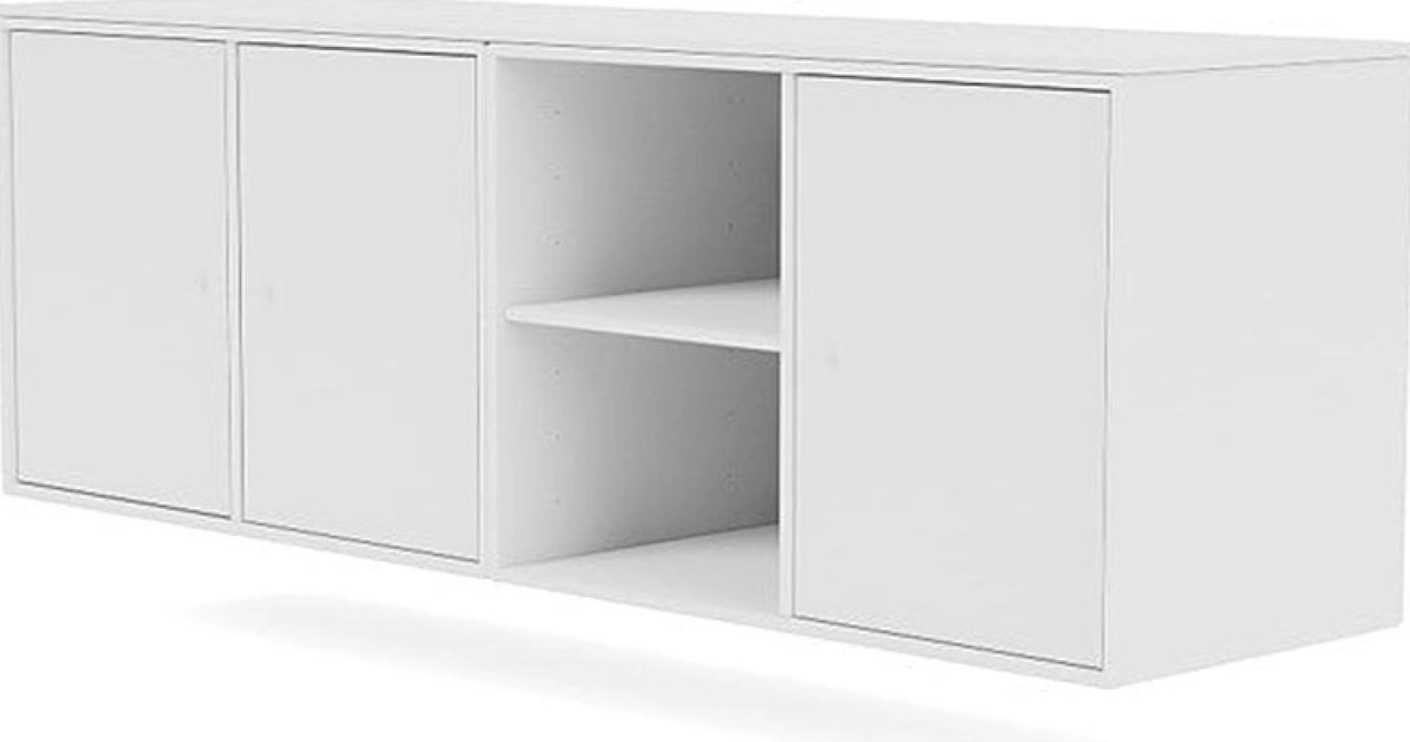 Montana Save Lowboard With Suspension Rail, New White